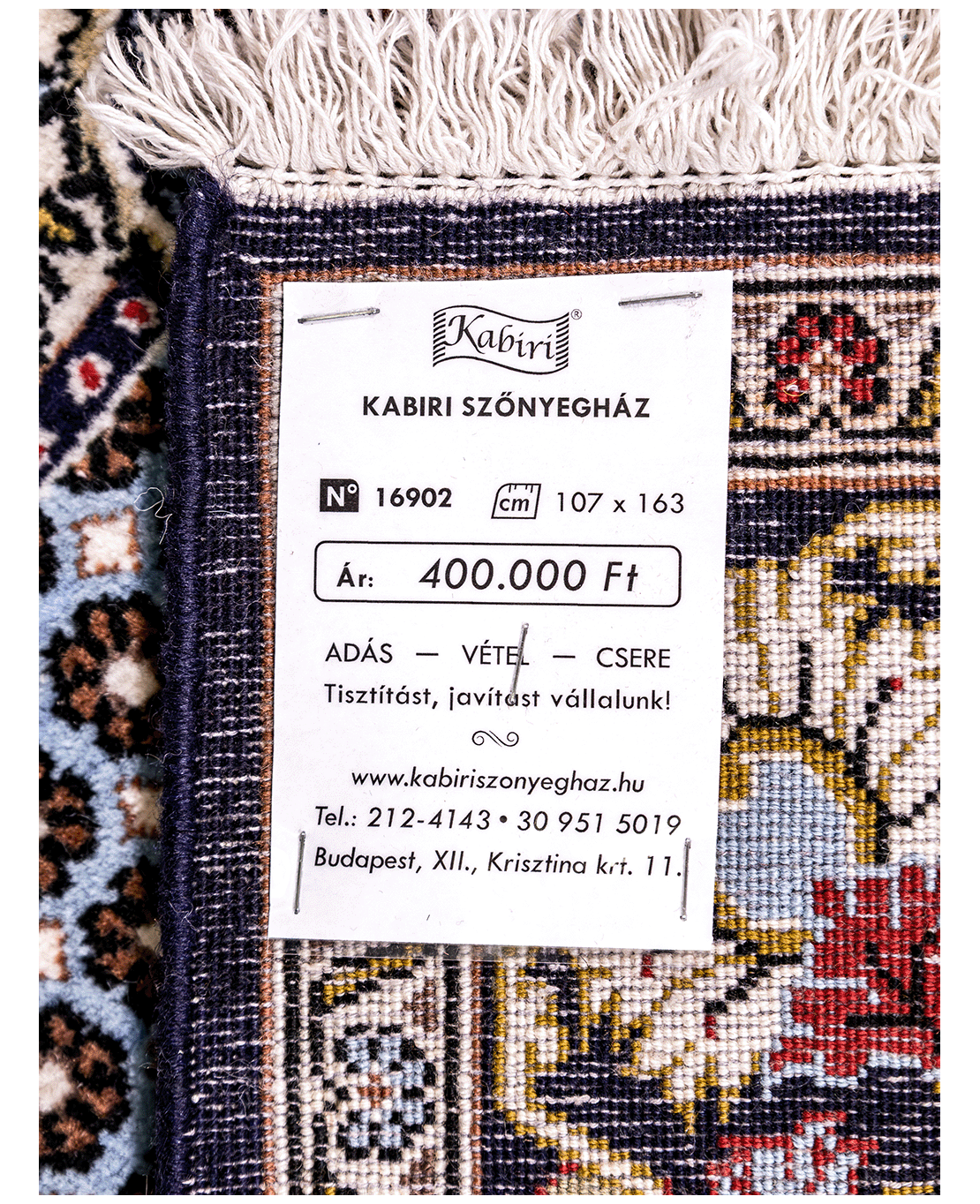 Iranian Kerman handmade wool rug - Image 6