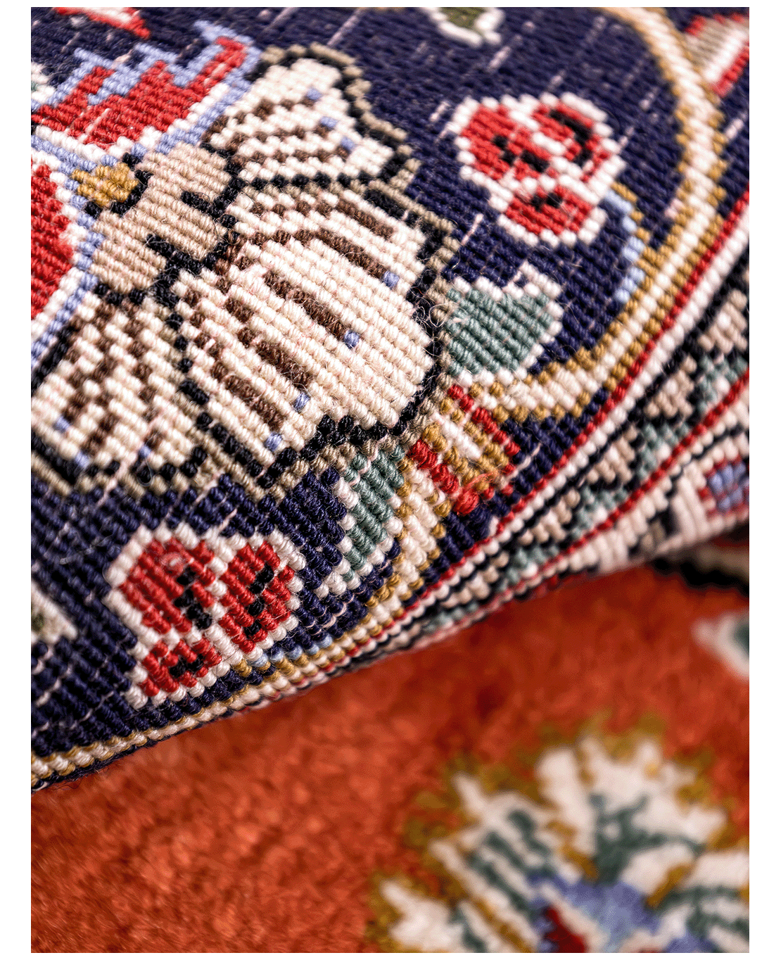 Iranian Kurdish hand-knotted wool rug - Image 4