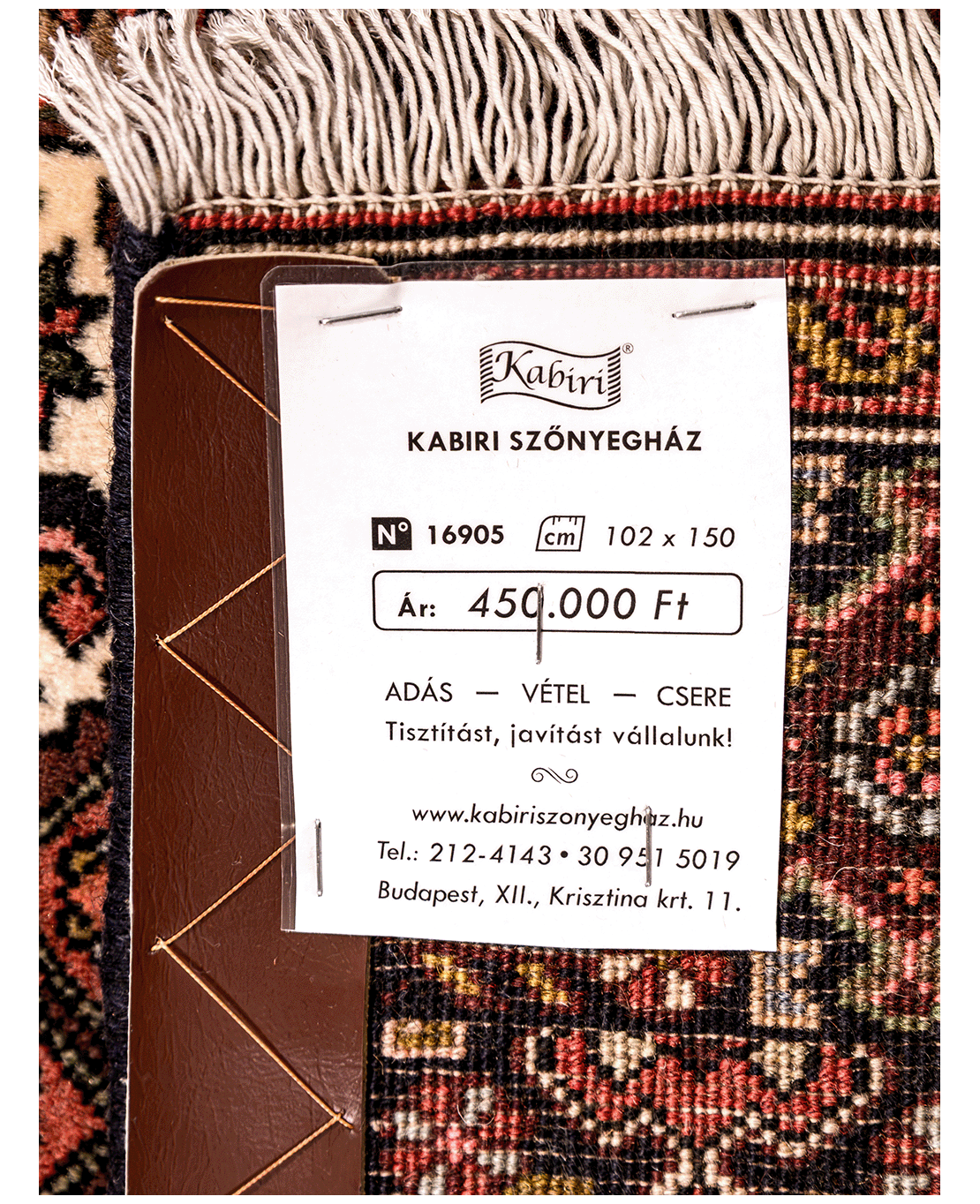 Iranian Bijar Tagab handmade wool rug - Image 6