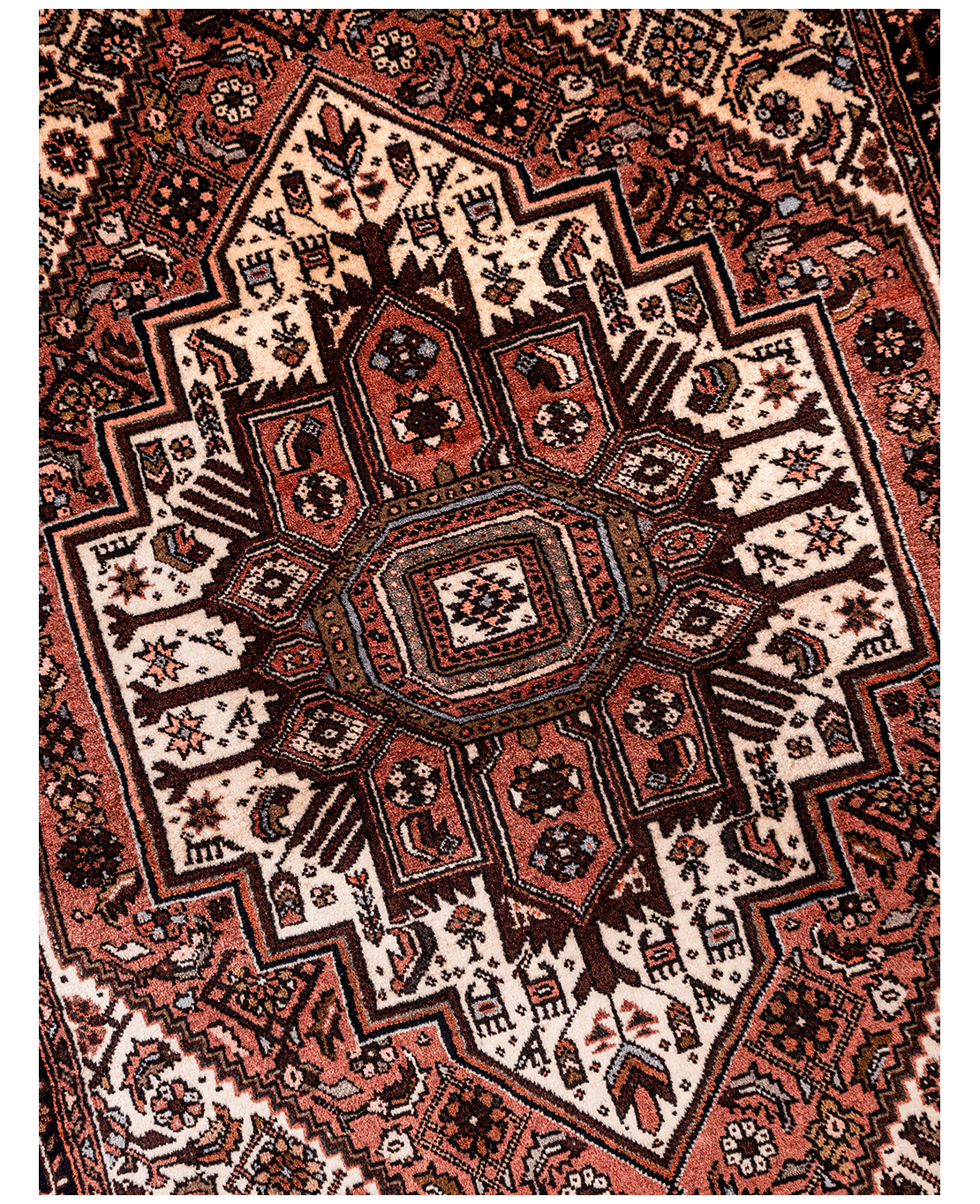 Iranian Bijar Tagab handmade wool rug - Image 3