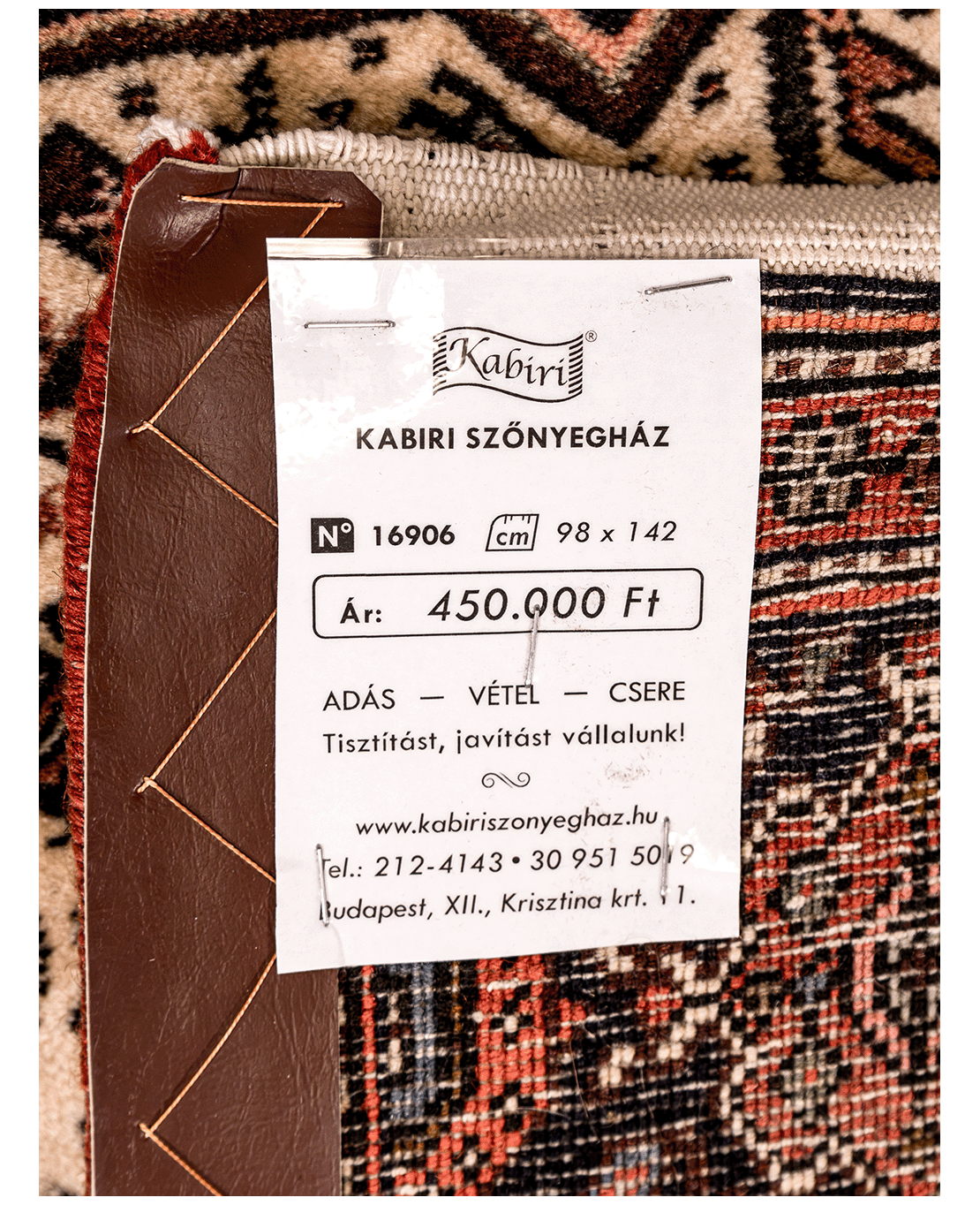 Iranian Bijar Tagab handmade wool rug - Image 6