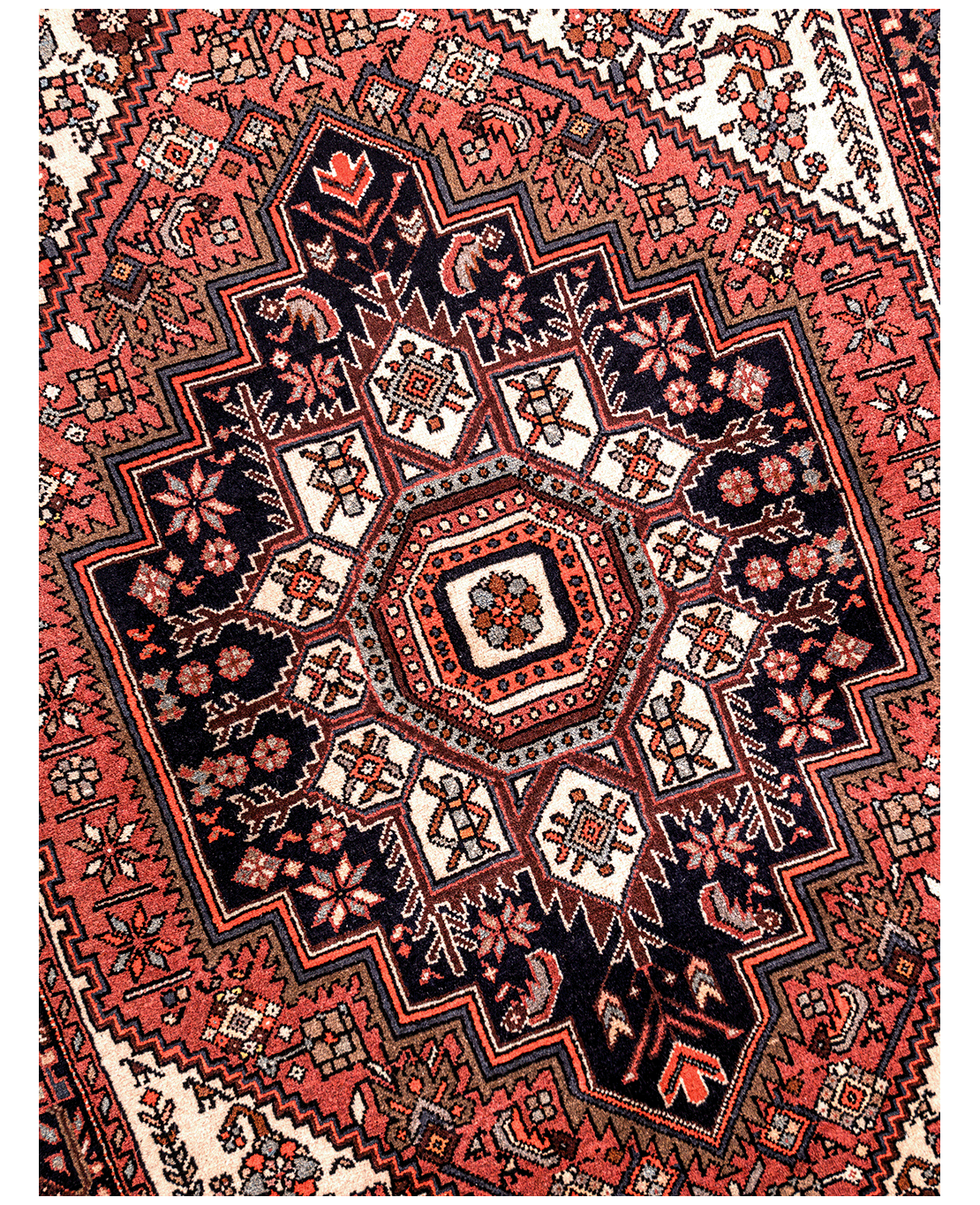 Iranian Bijar Tagab handmade wool rug - Image 3