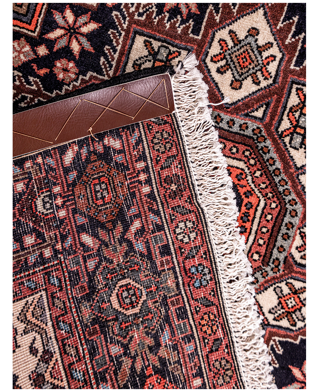 Iranian Bijar Tagab handmade wool rug - Image 4
