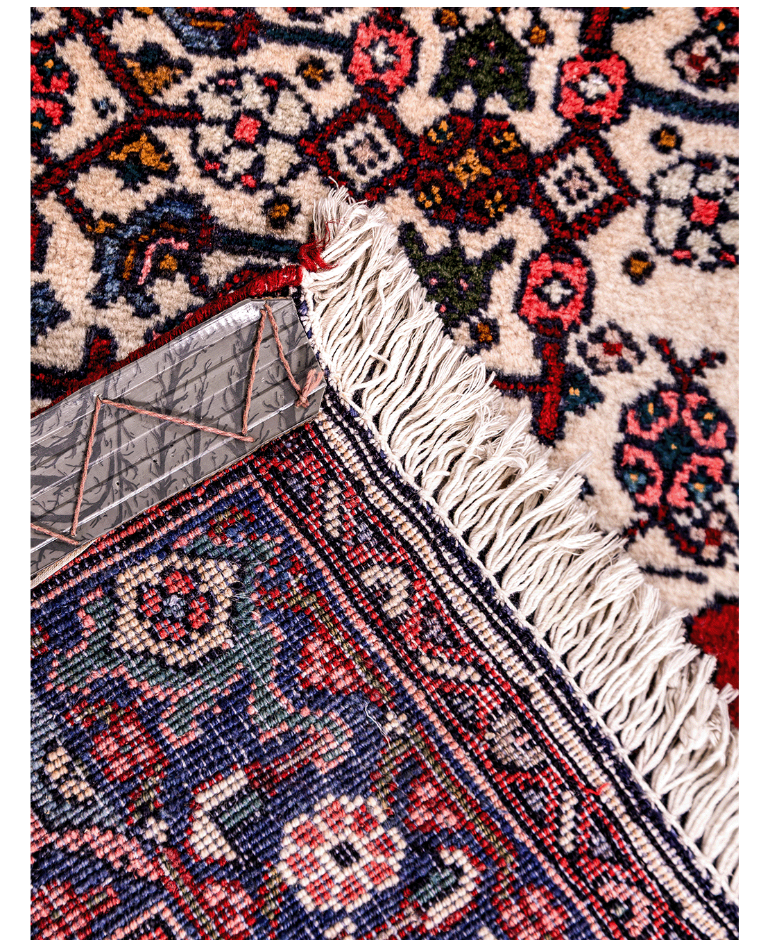 Iranian Bijar Tagab handmade wool rug - Image 4