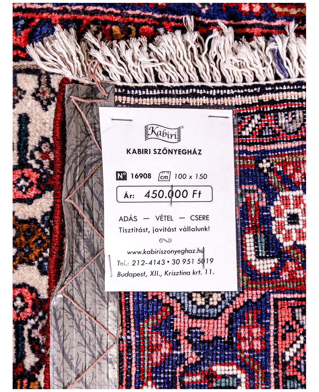 Iranian Bijar Tagab handmade wool rug - Image 6