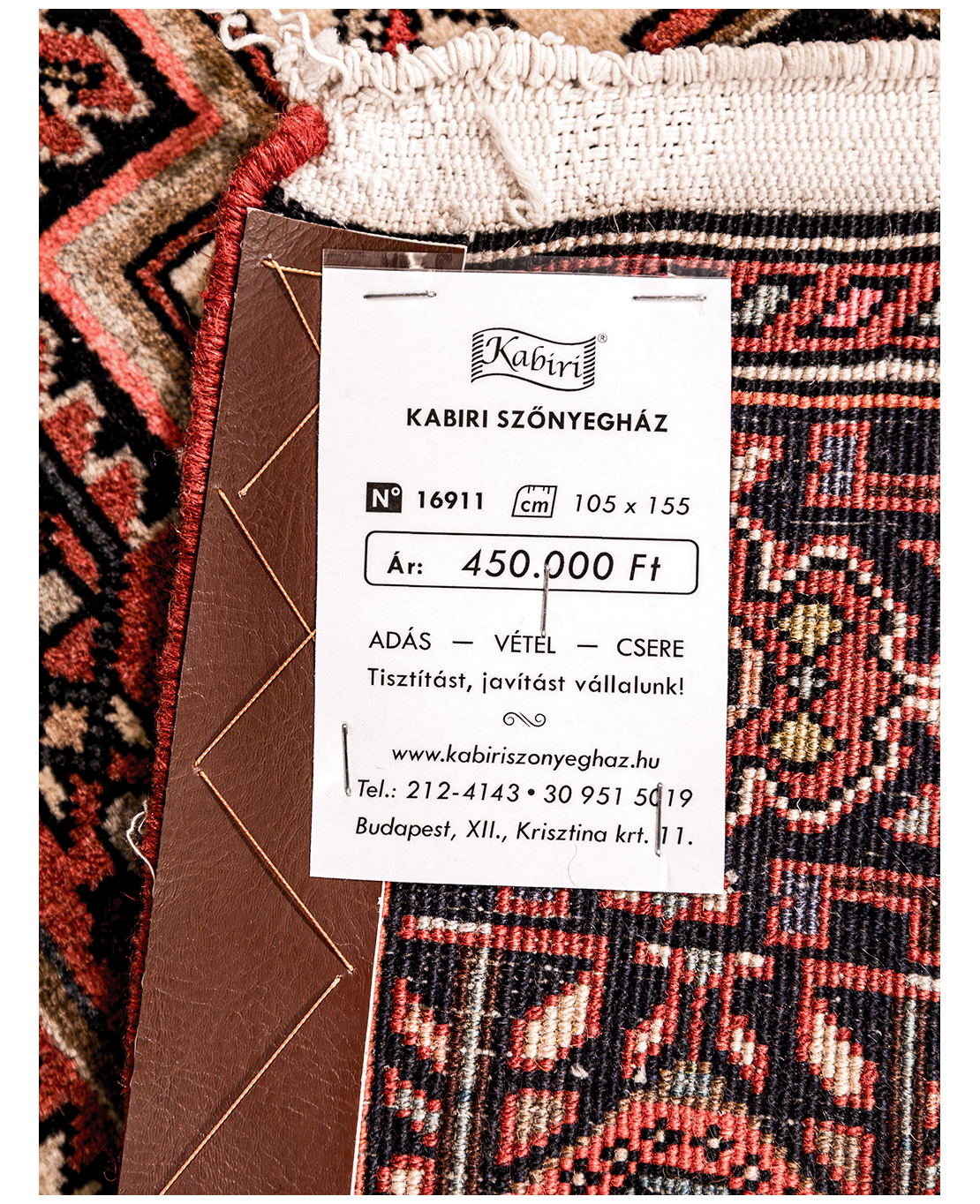 Iranian Bijar Tagab handmade wool rug - Image 6