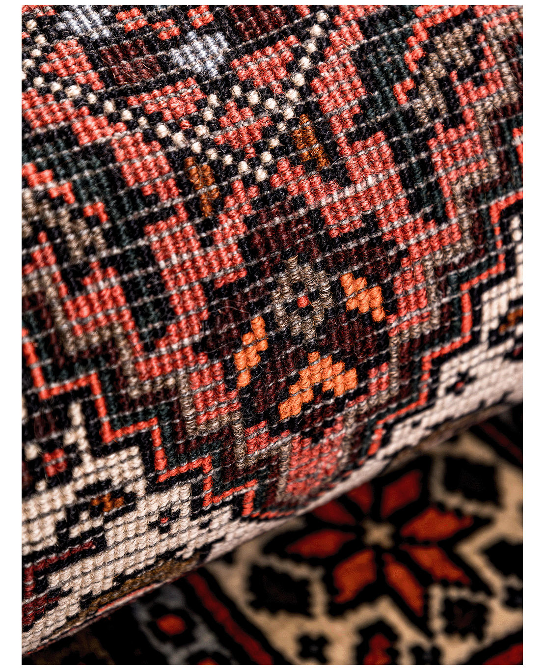 Iranian Bijar Tagab handmade wool rug - Image 5