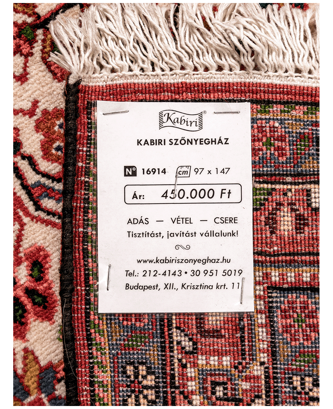 Iranian Bijar Tagab handmade wool rug - Image 6