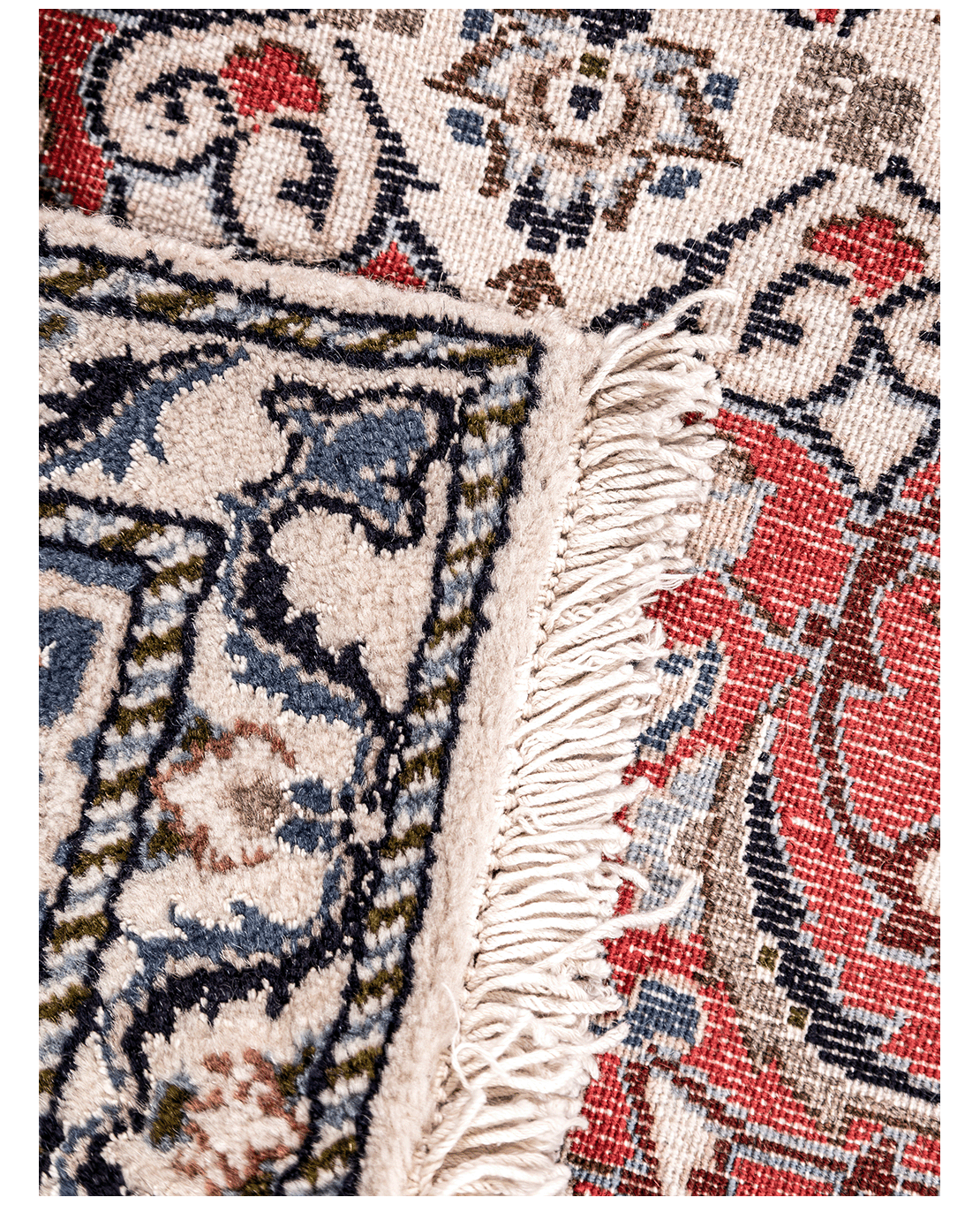 Iranian Nain hand-knotted wool rug - Image 2