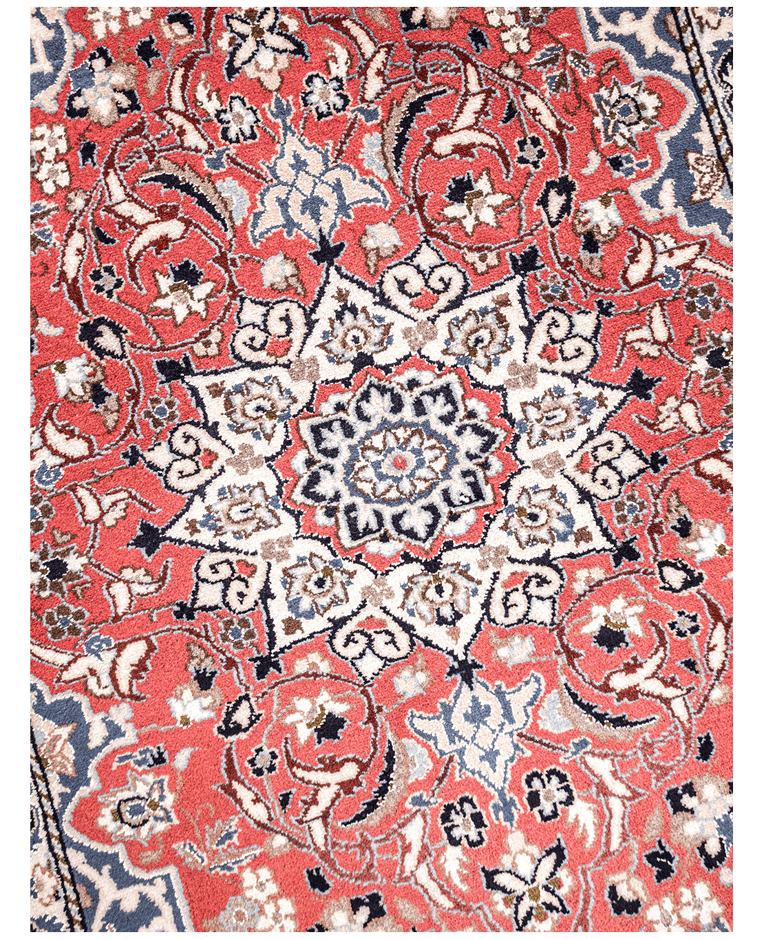 Iranian Nain hand-knotted wool rug - Image 3