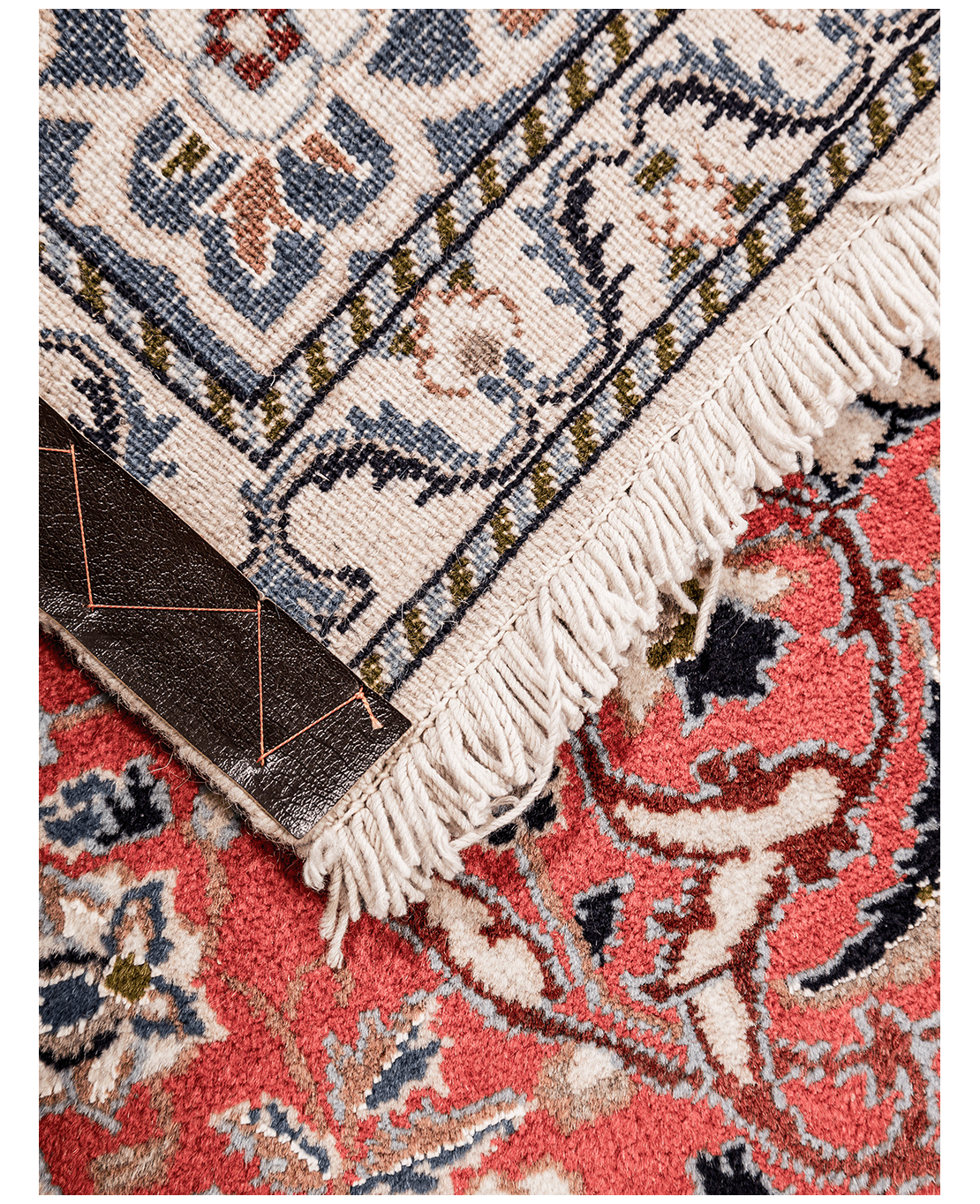 Iranian Nain hand-knotted wool rug - Image 4