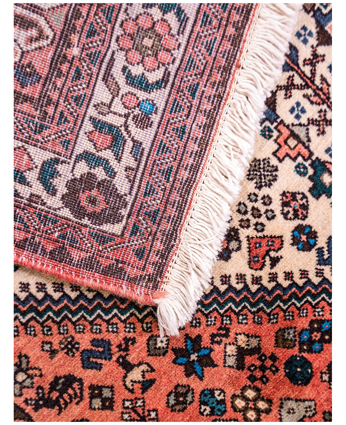 Iranian Abadeh handmade wool rug - Image 4