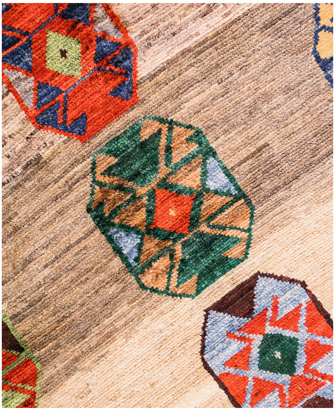 Taimany Berber hand-knotted wool rug - Image 4