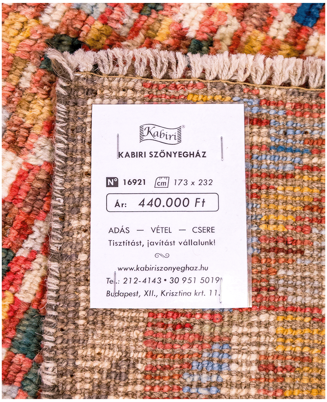 Taimany Berber hand-knotted wool rug - Image 5