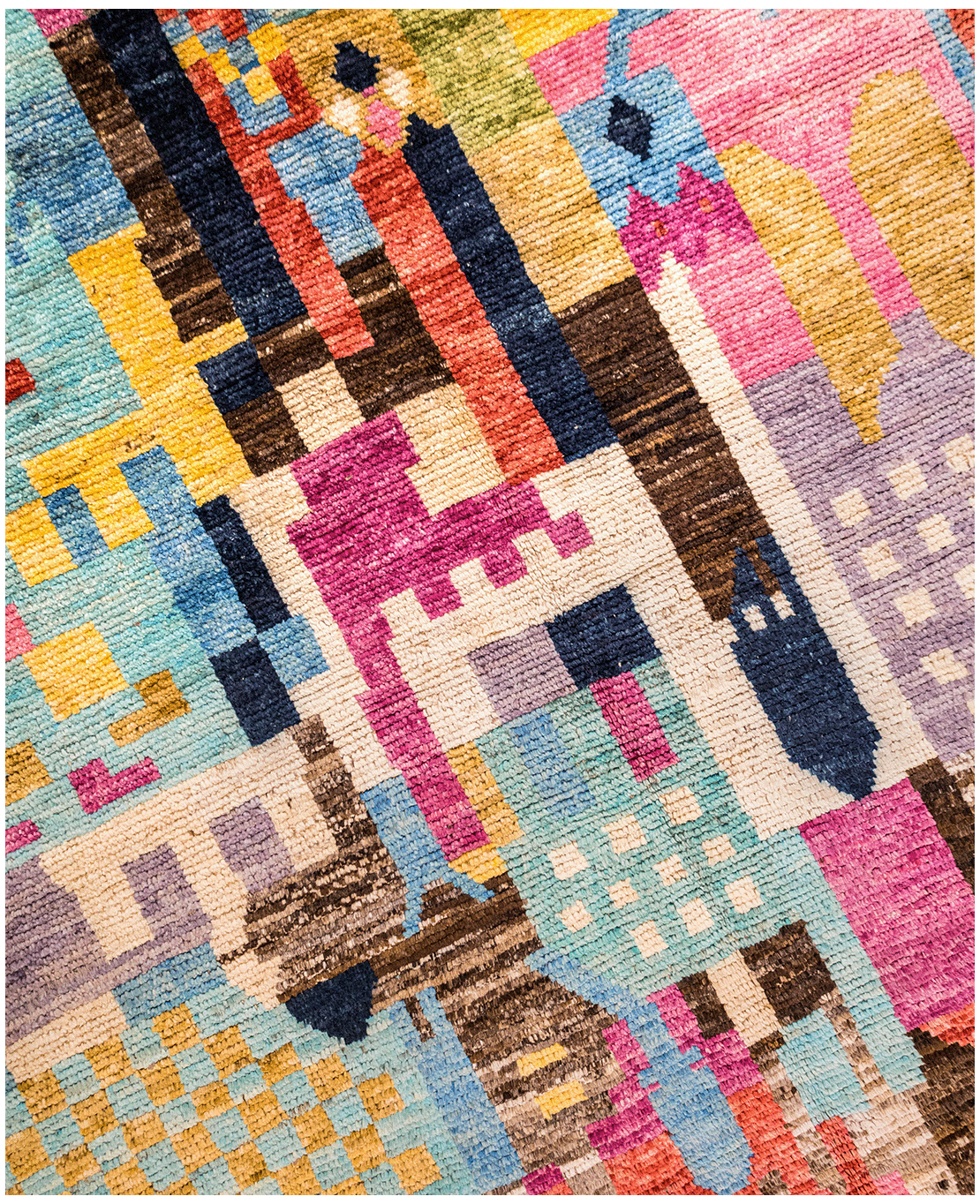 Taimany Berber hand-knotted wool rug - Image 3