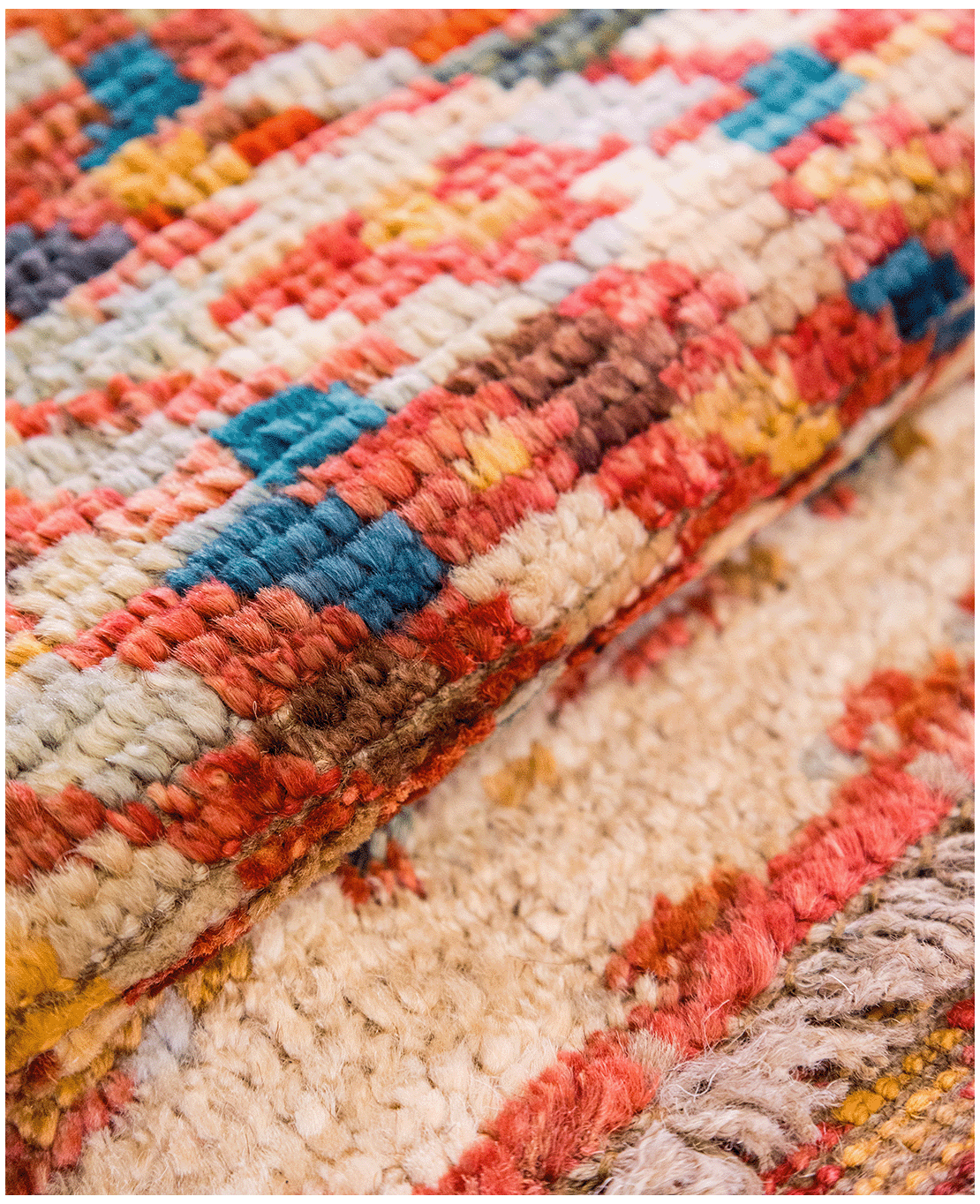 Taimany Berber hand-knotted wool rug - Image 4