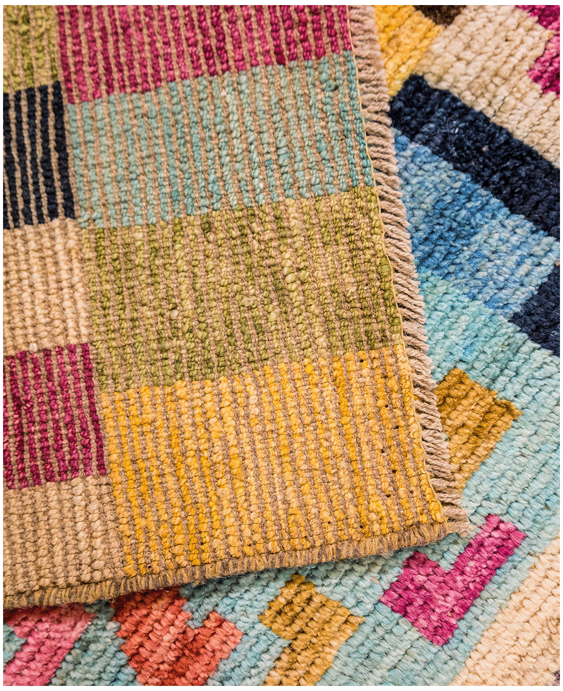 Taimany Berber hand-knotted wool rug - Image 5