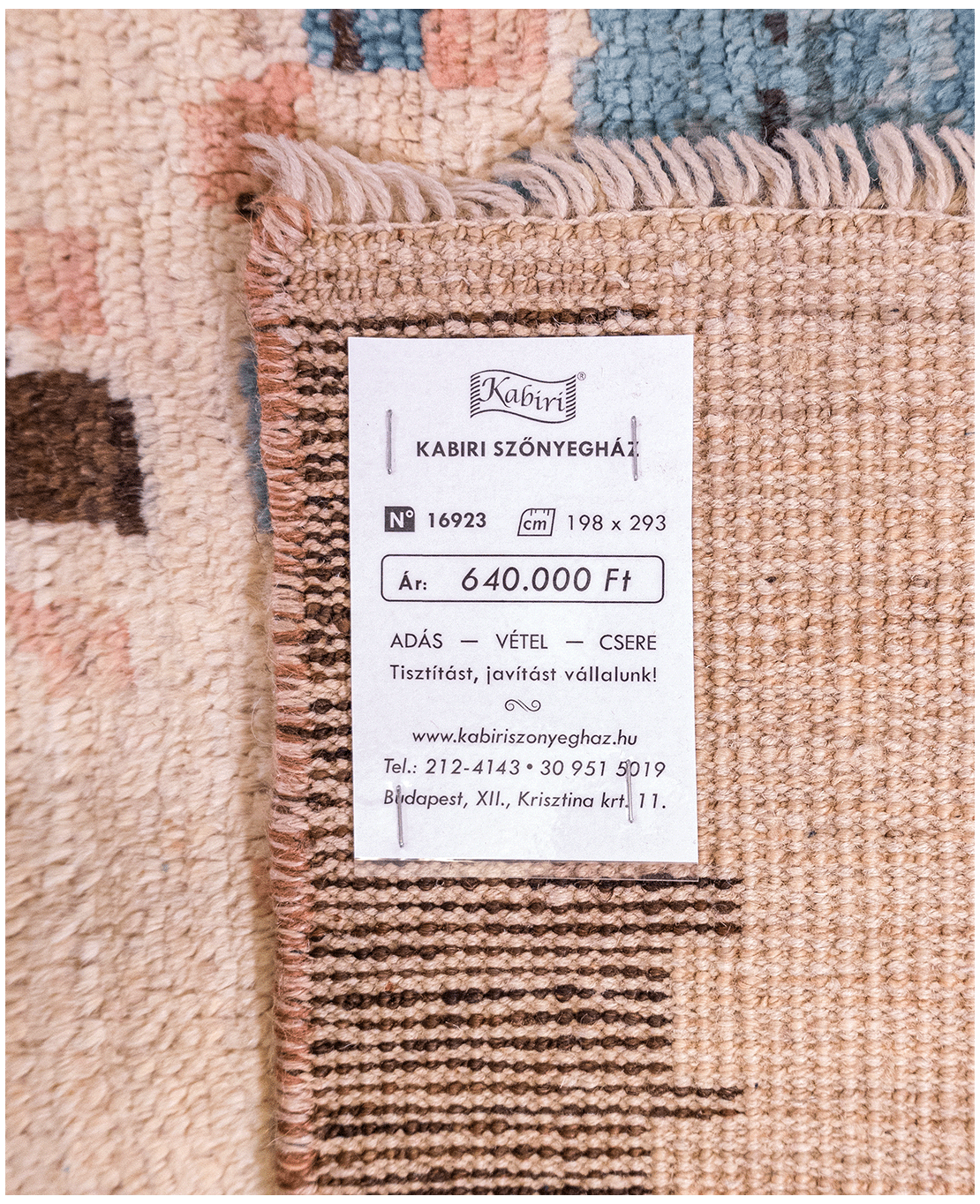 Taimany Berber hand-knotted wool rug - Image 6
