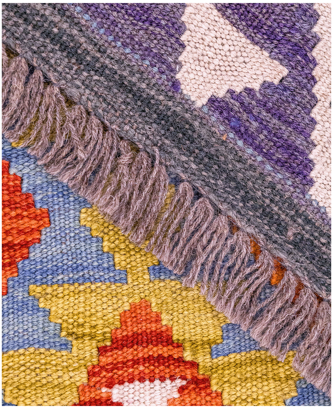 Afghan old style kilim - Image 3