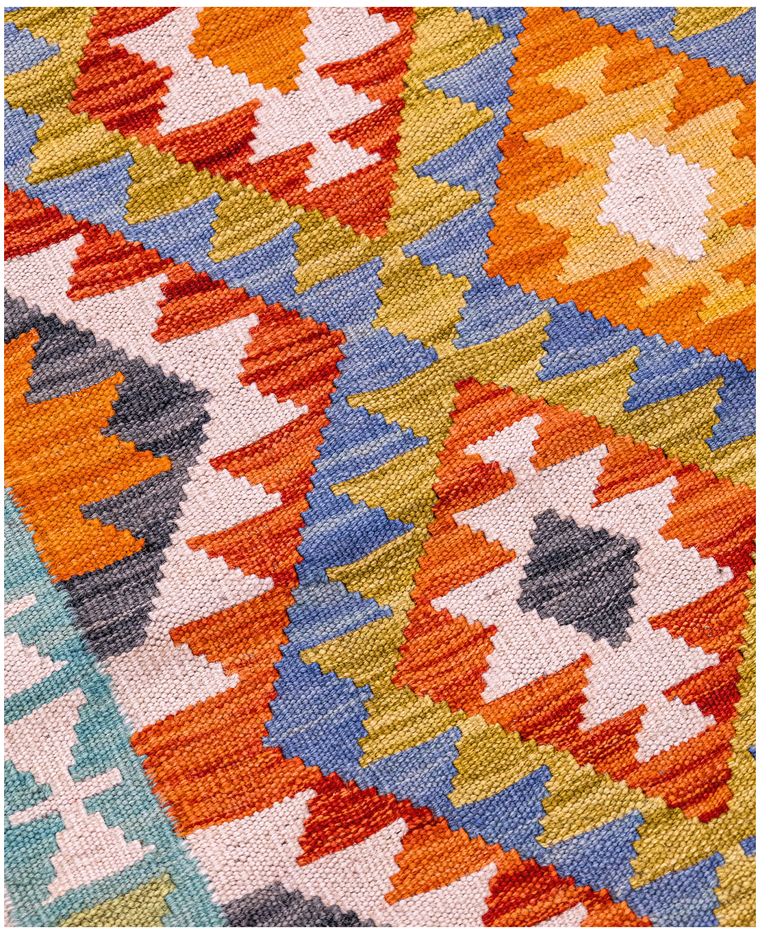 Afghan old style kilim - Image 4