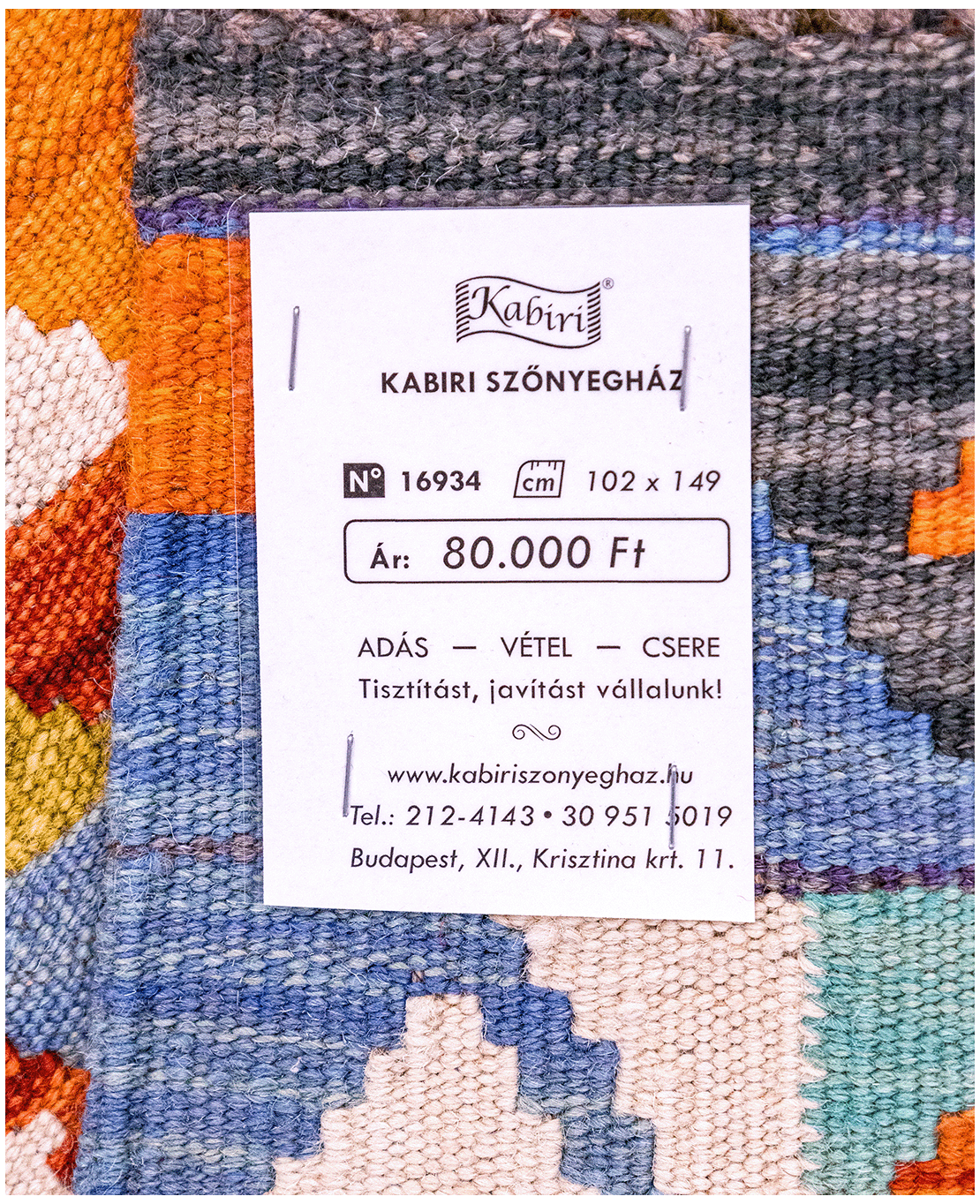 Afghan old style kilim - Image 5