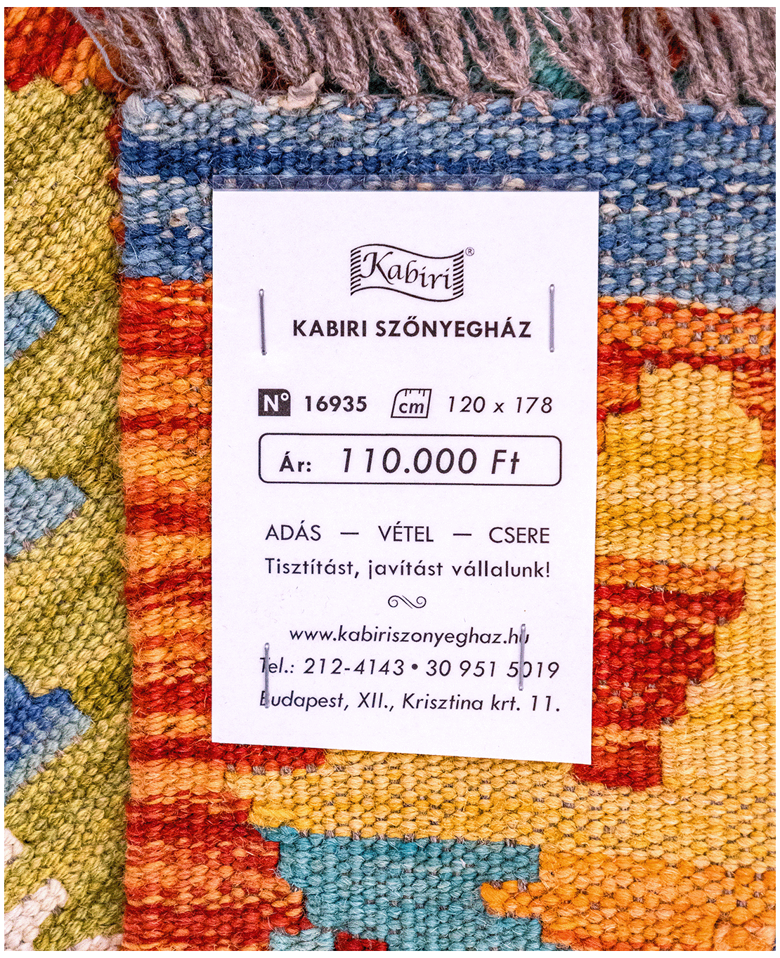 Afghan old style kilim - Image 5