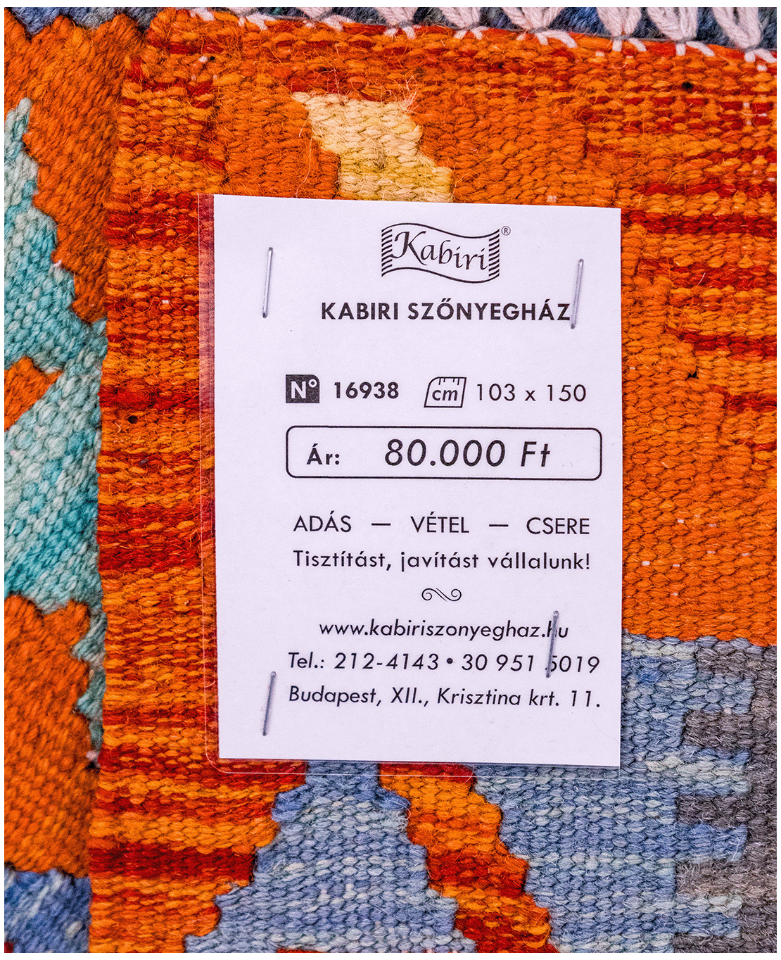 Afghan old style kilim - Image 5
