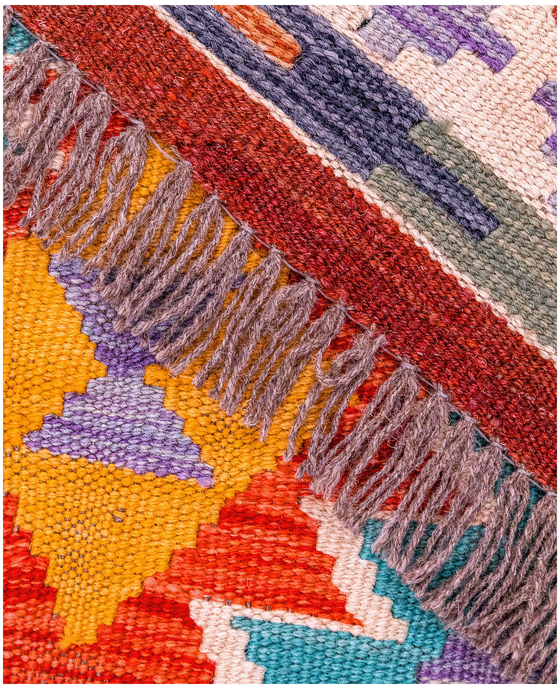 Afghan old style kilim - Image 3