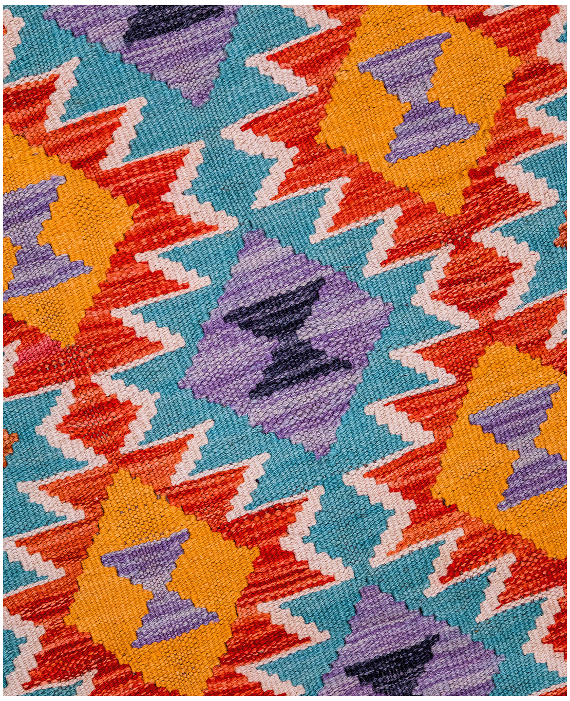 Afghan old style kilim - Image 4