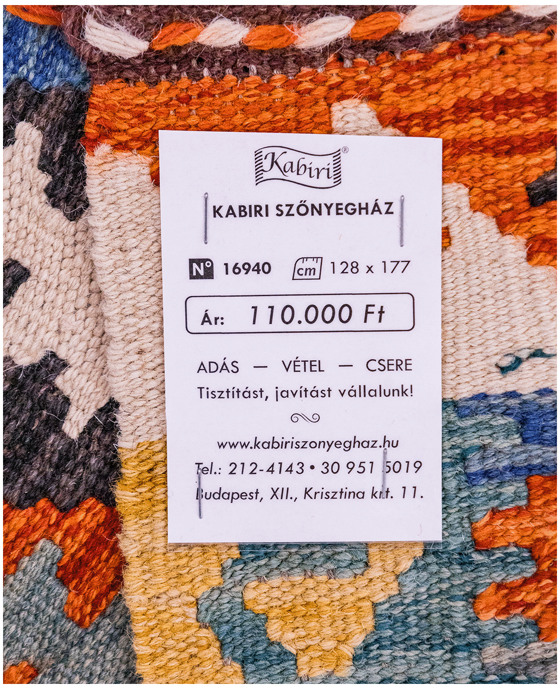 Afghan old style kilim - Image 5