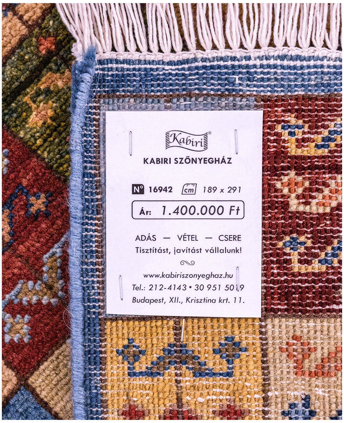 Afghan Kazakh hand-knotted wool rug - Image 6