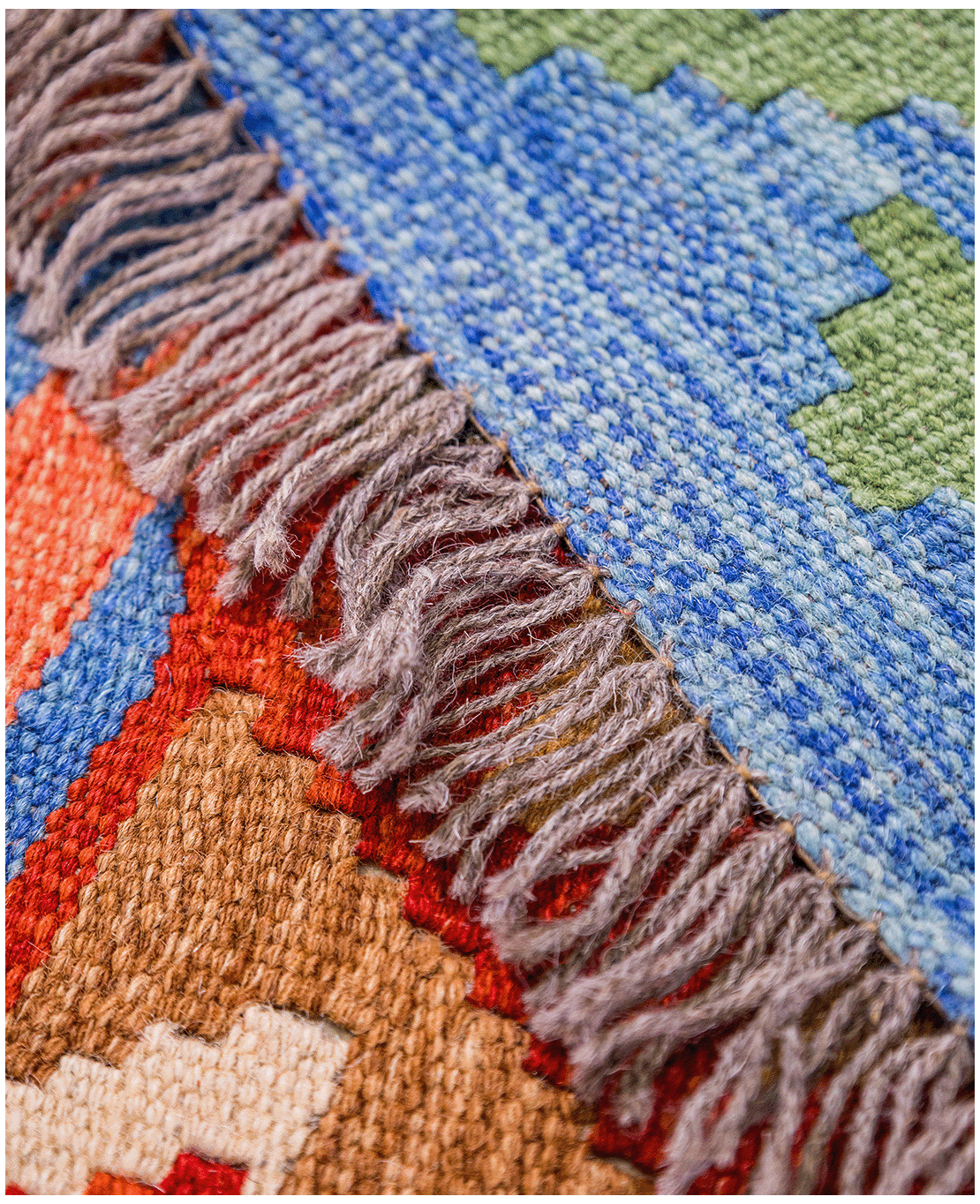 Afghan old style kilim - Image 2