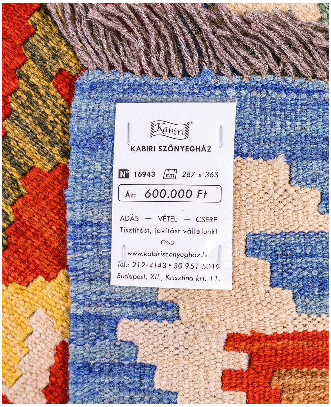 Afghan old style kilim - Image 4