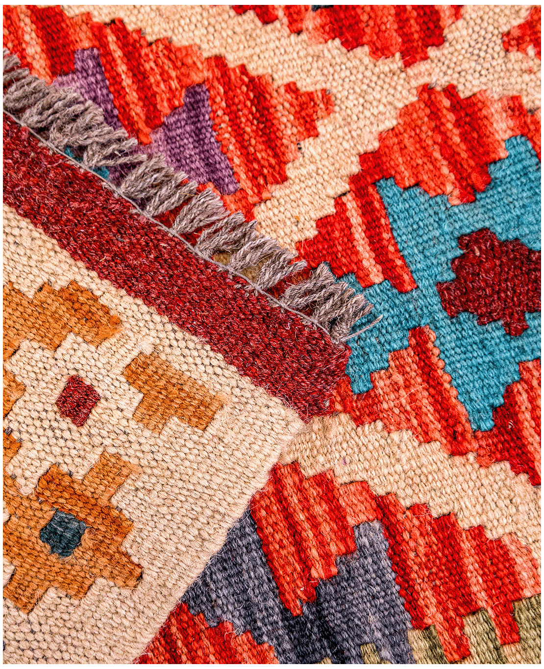 Afghan old style kilim - Image 2