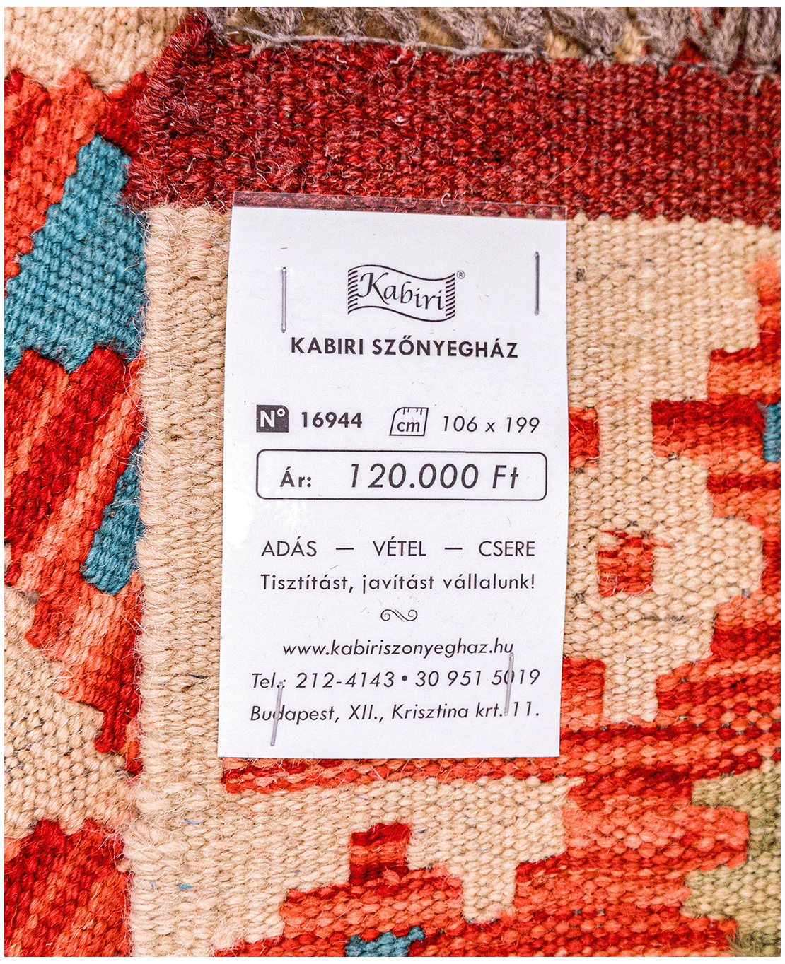 Afghan old style kilim - Image 4