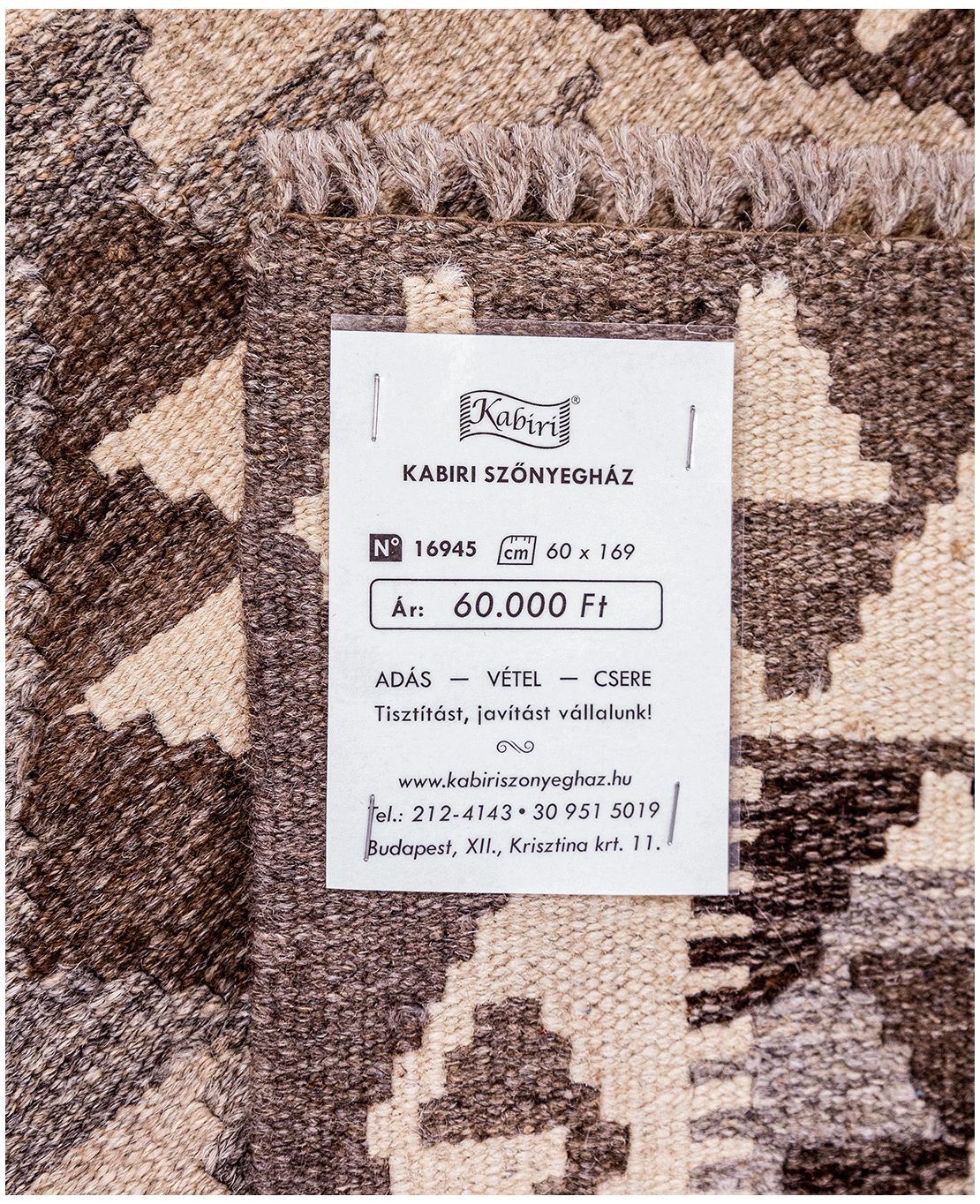 Afghan old style runner kilim - Image 4
