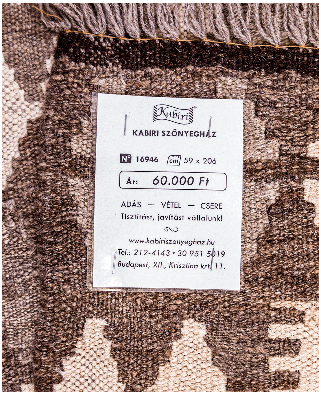 Afghan old style runner kilim - Image 5