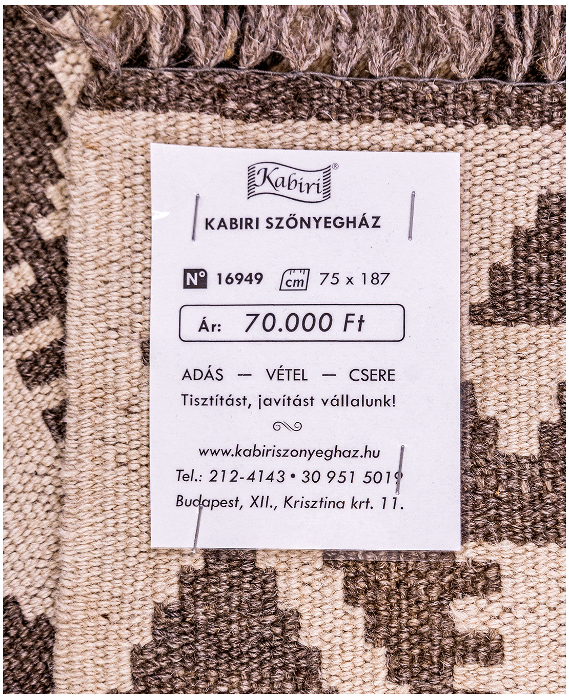 Afghan old style runner kilim - Image 4
