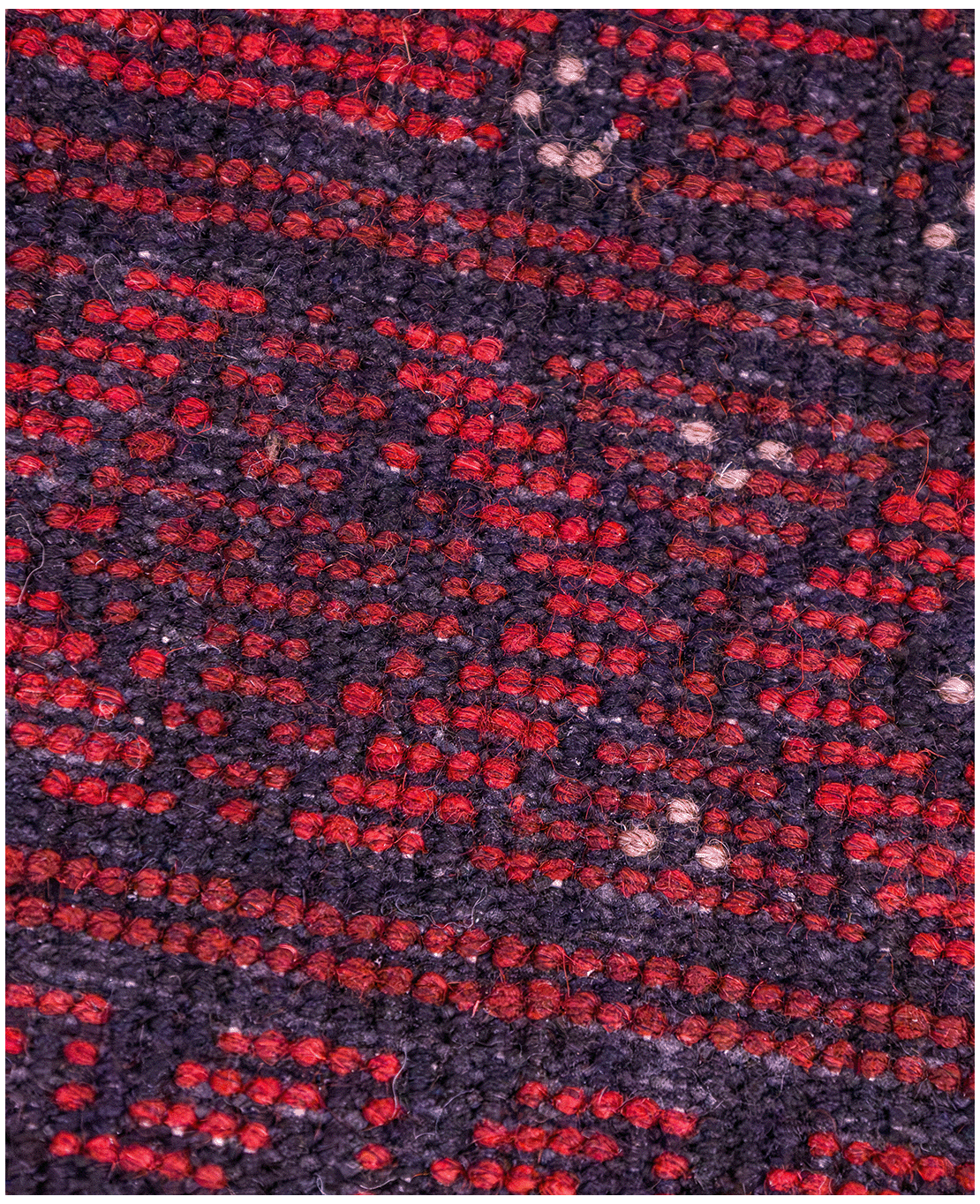 Afghan Bokhara hand-knotted wool rug - Image 5