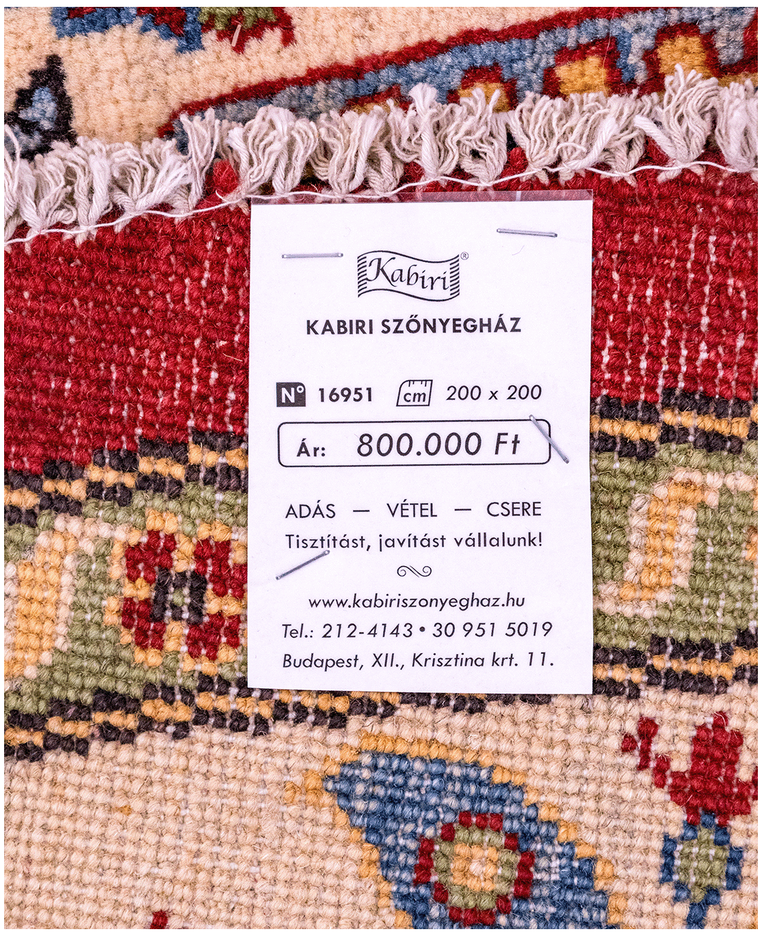Afghan Kazakh hand-knotted wool rug - Image 6