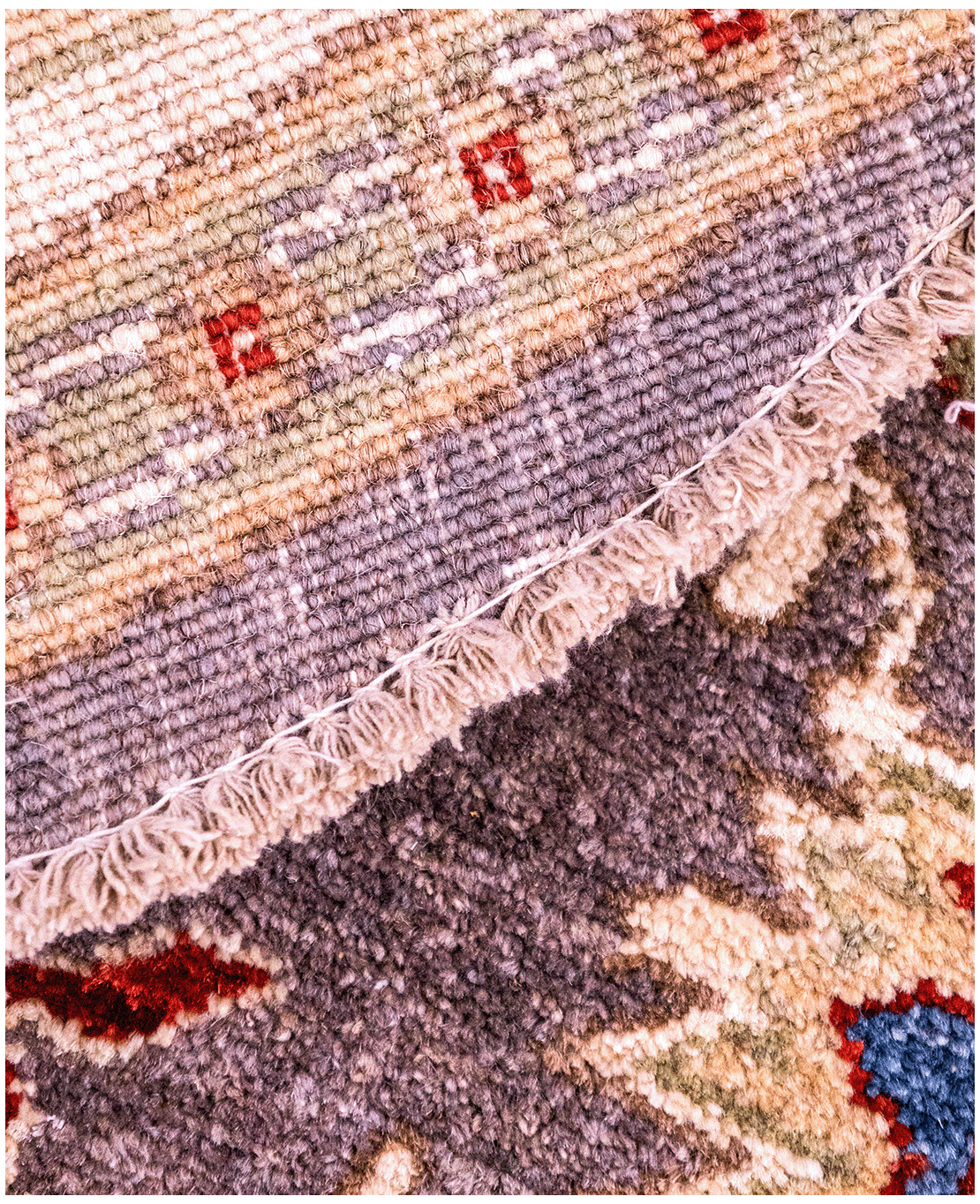 Afghan Ziegler hand-knotted wool round rug - Image 4