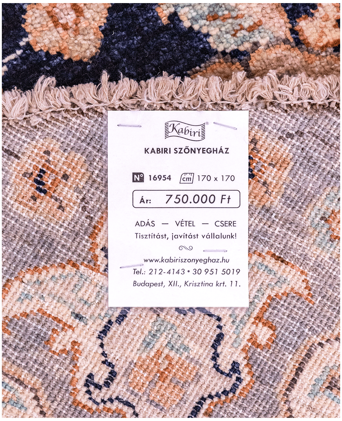 Afghan Ziegler hand-knotted wool rug - Image 6