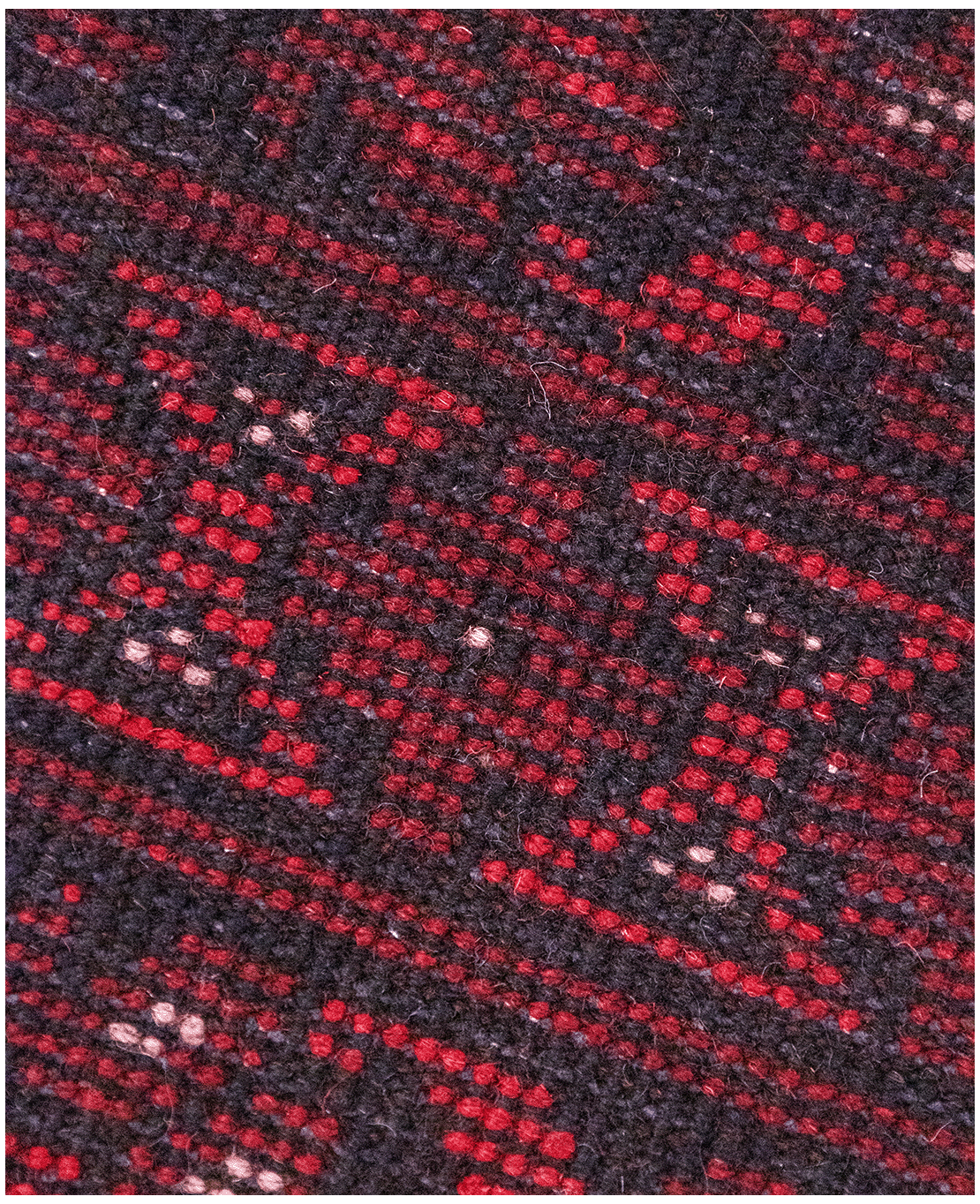 Afghan Bokhara hand-knotted wool rug - Image 5