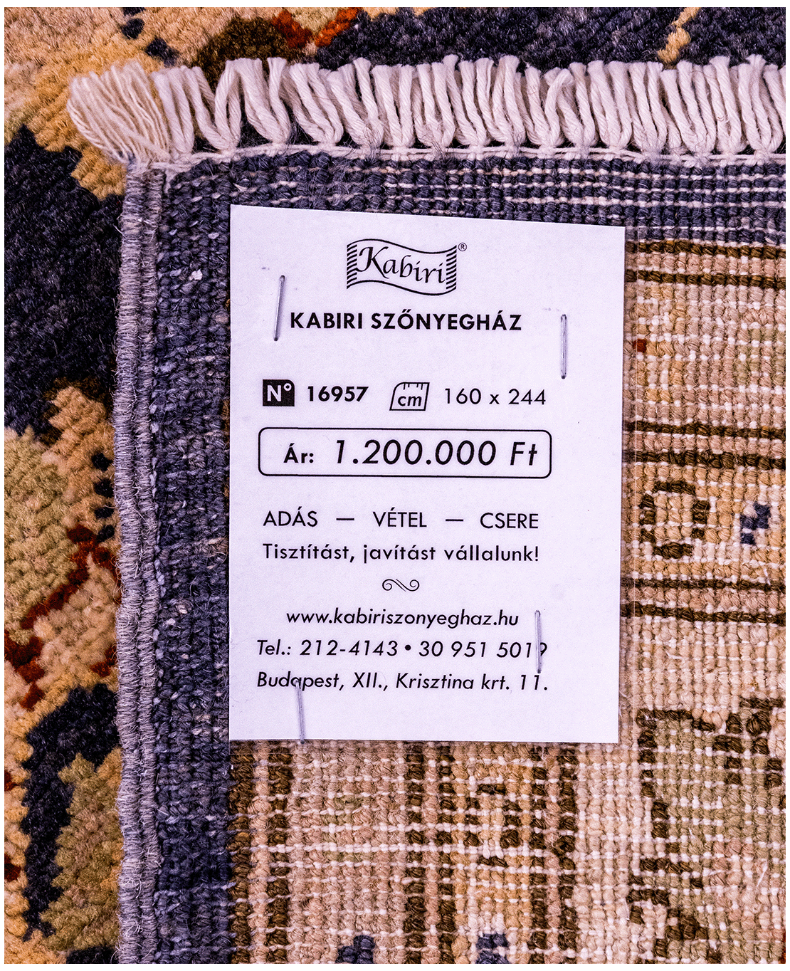 Afghan Ziegler hand-knotted wool rug - Image 6