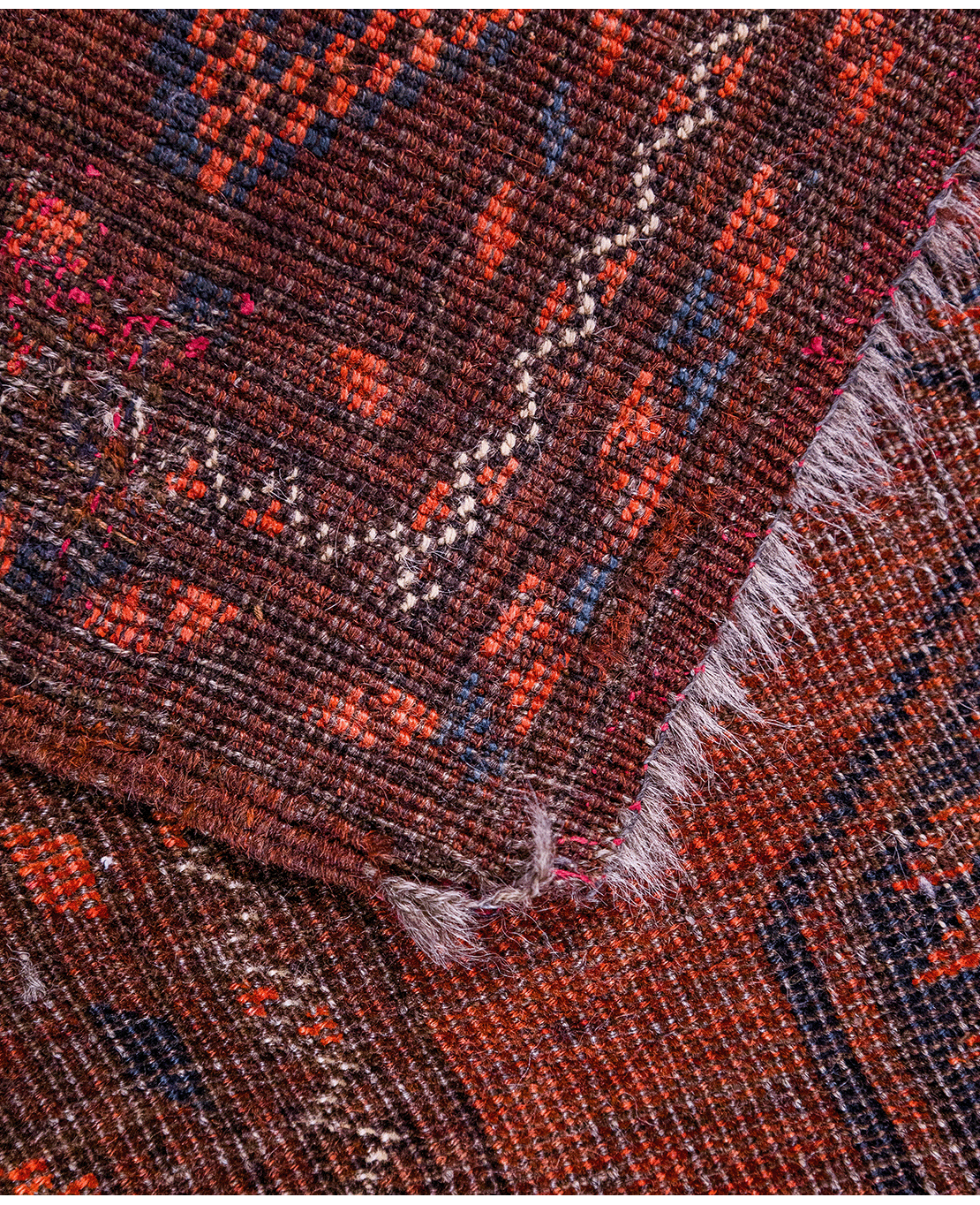 Afghan Aktscha Antik handmade wool rug - Image 4