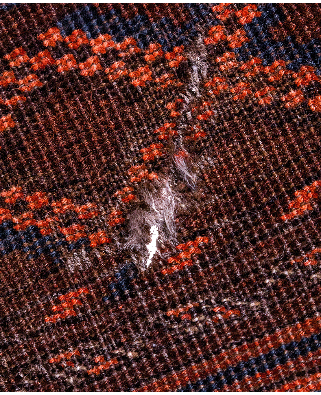 Afghan Aktscha Antik handmade wool rug - Image 7
