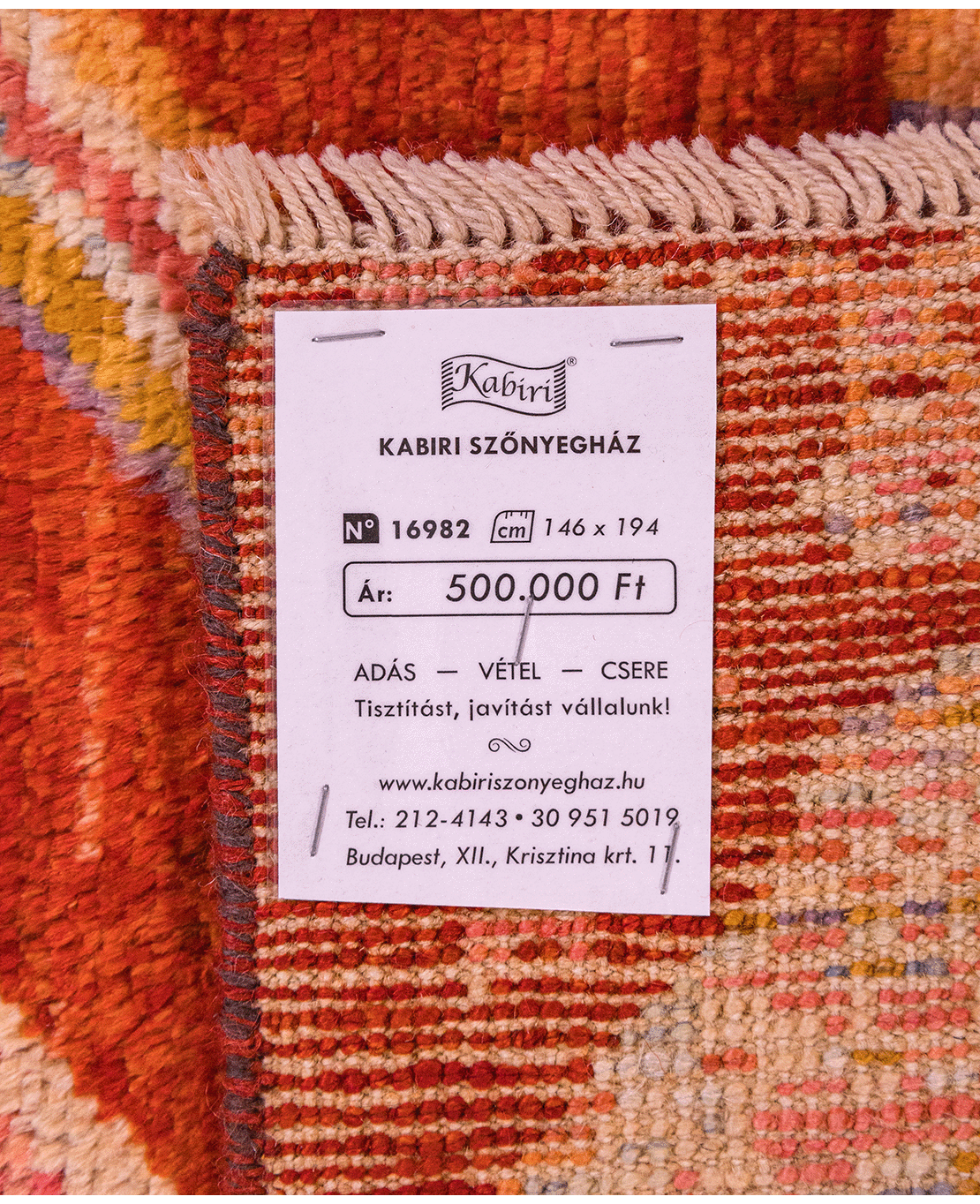 Taimany Berber hand-knotted wool rug - Image 8