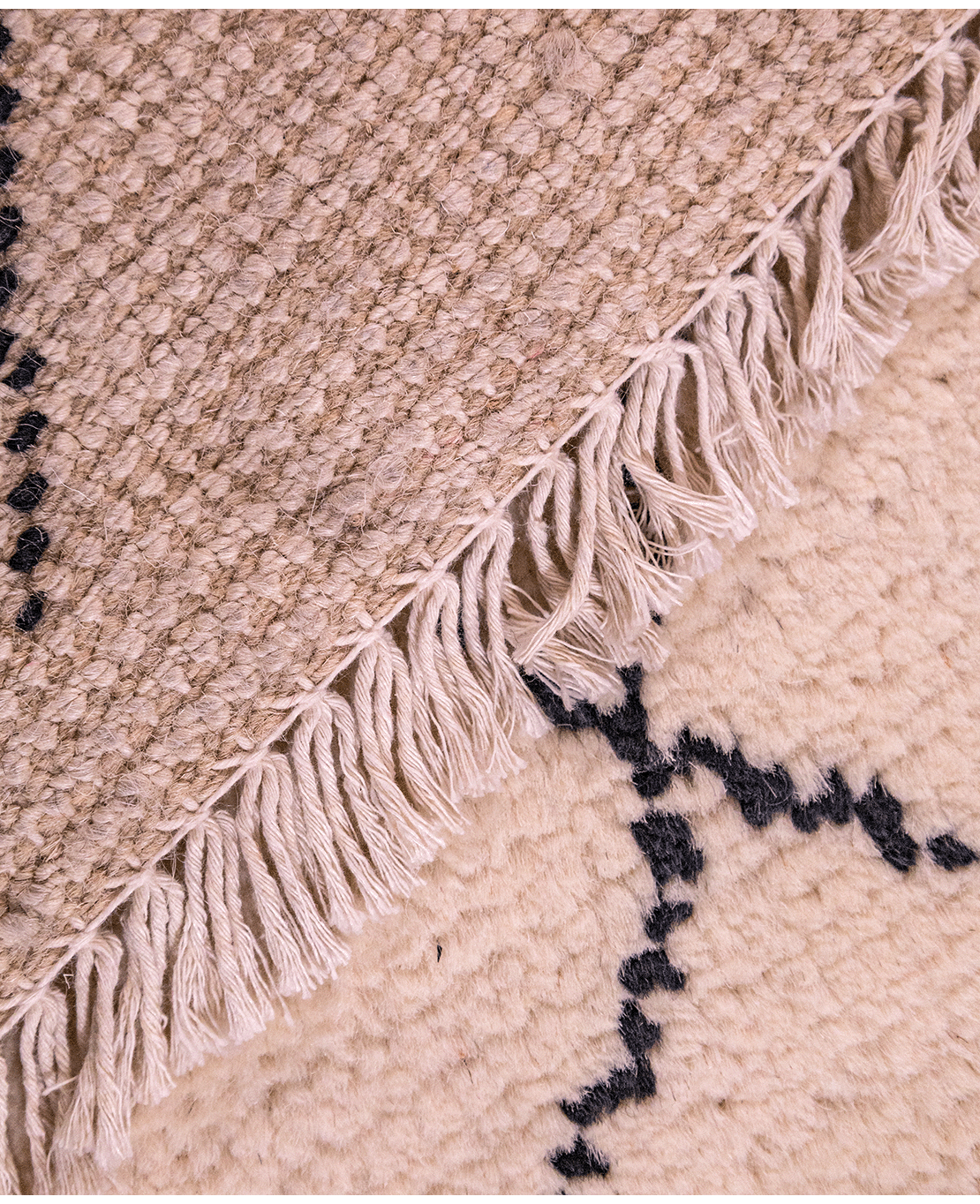 Taimany Berber hand-knotted wool rug - Image 5