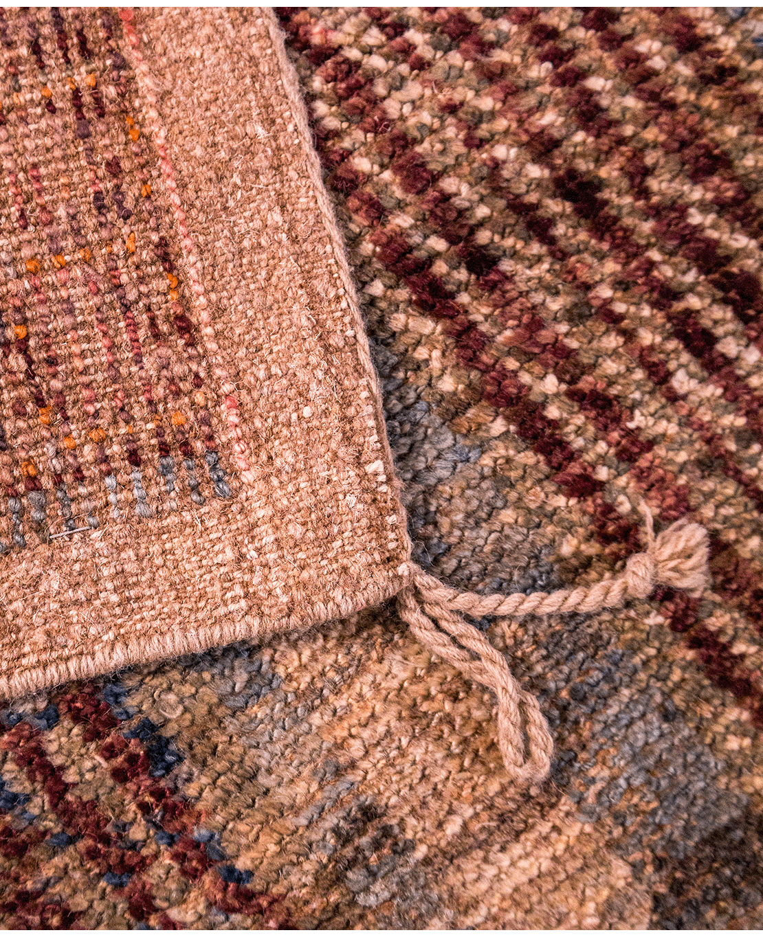 Taimany Berber hand-knotted wool rug - Image 4