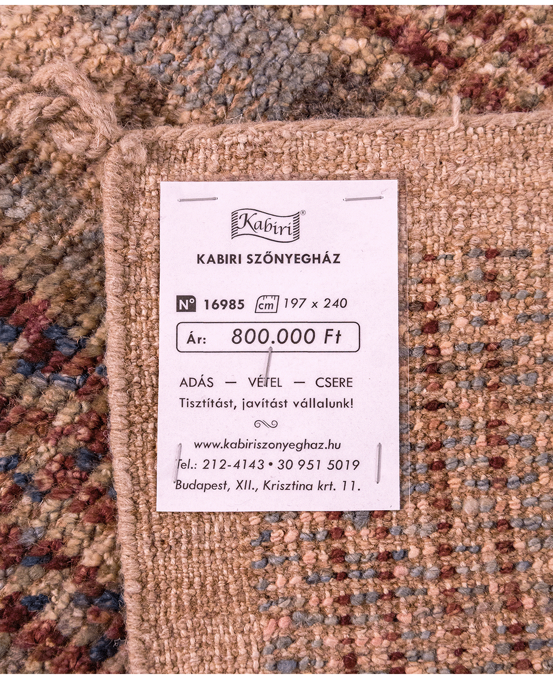 Taimany Berber hand-knotted wool rug - Image 6